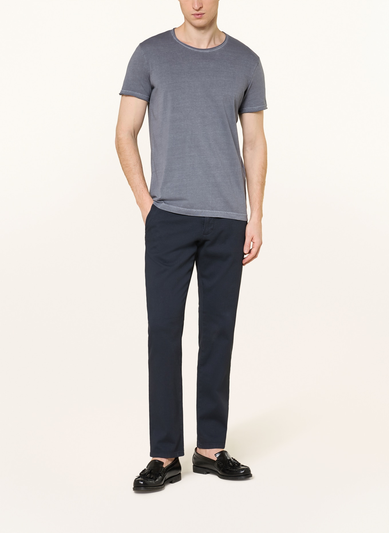 STROKESMAN'S T-shirt: BLUE GRAY