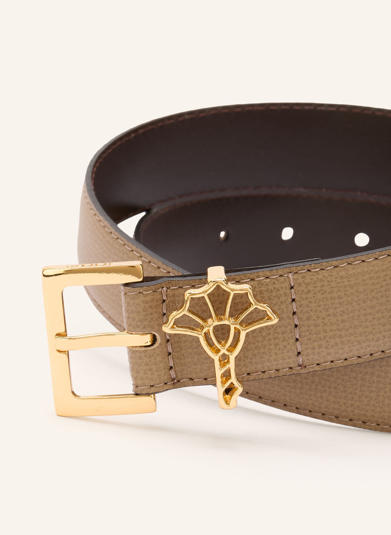 JOOP! Ledergürtel: TAUPE