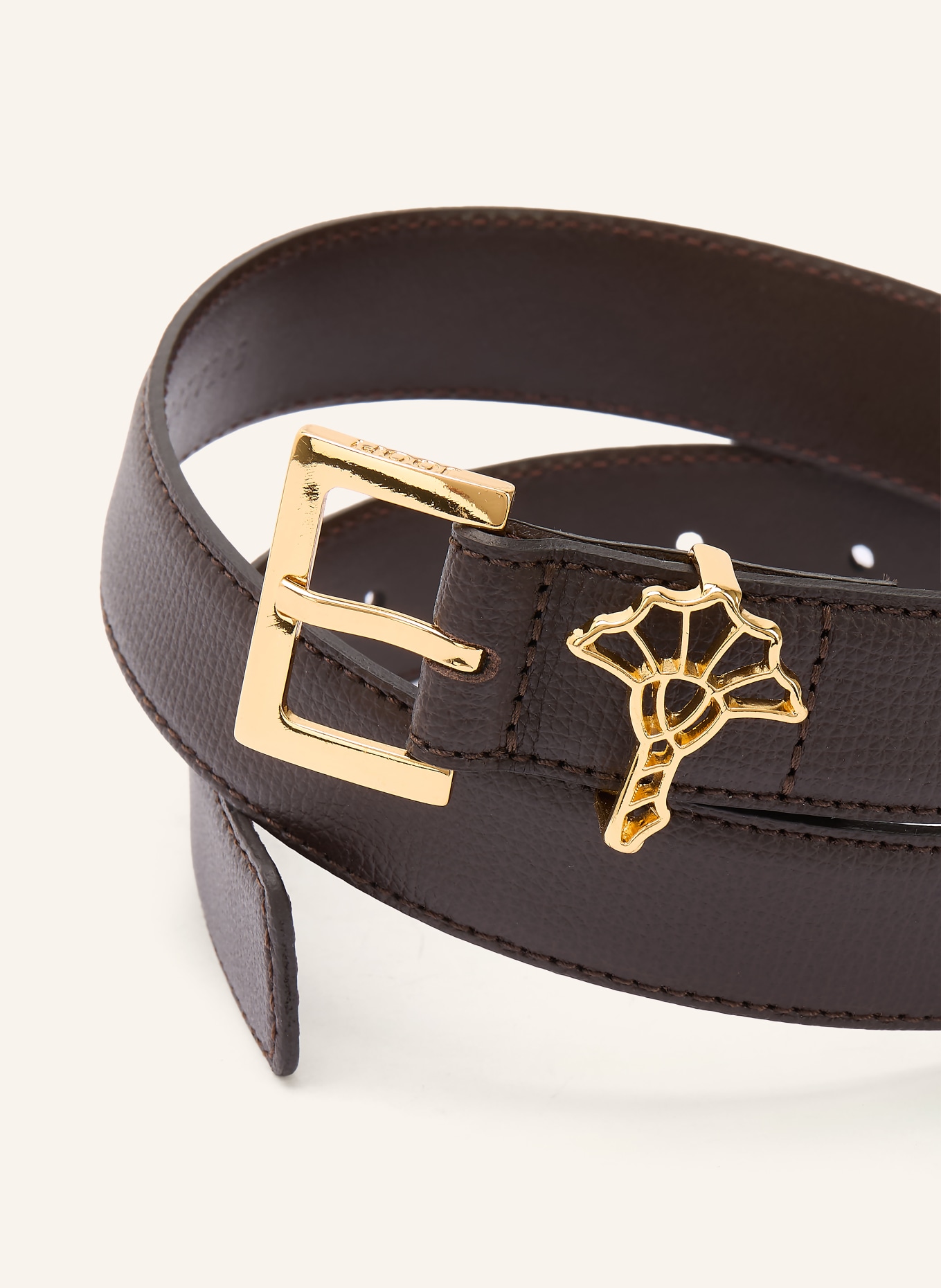 JOOP! skórzany pasek: CIEMNOBRĄZOWY