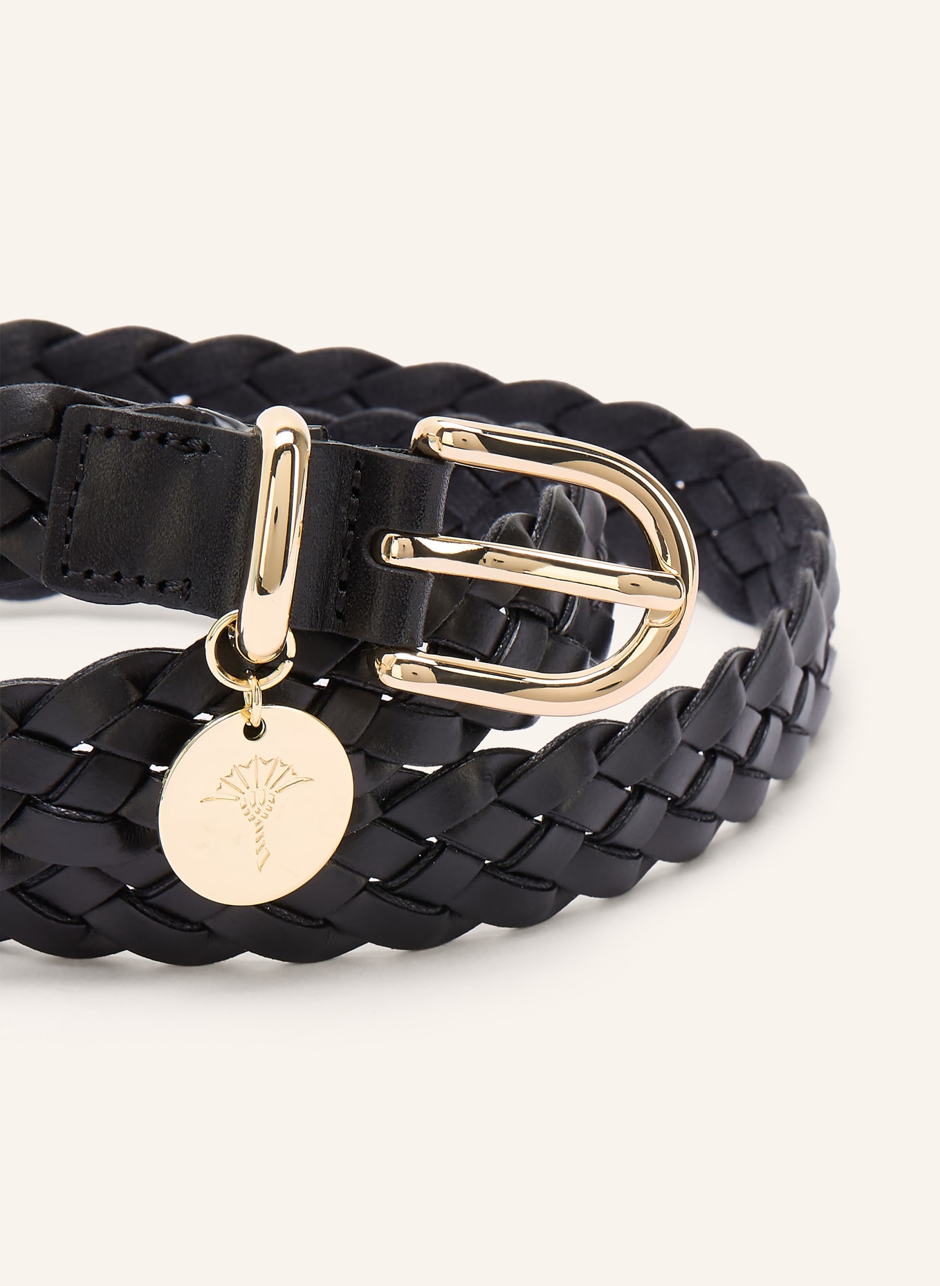 JOOP! Flechtgürtel: SCHWARZ