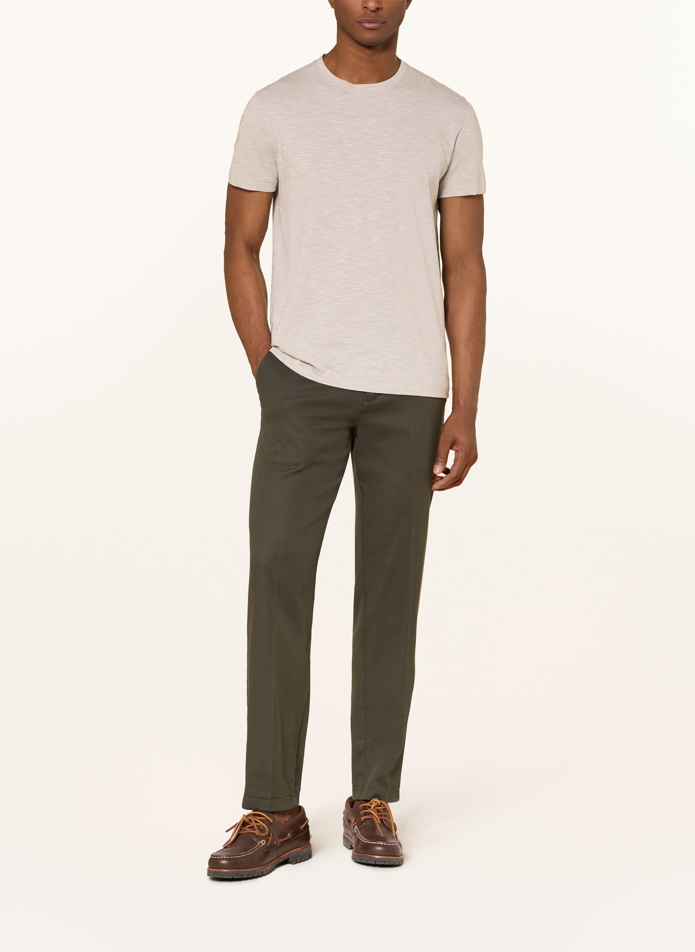 STROKESMAN'S T-Shirt: BEIGE