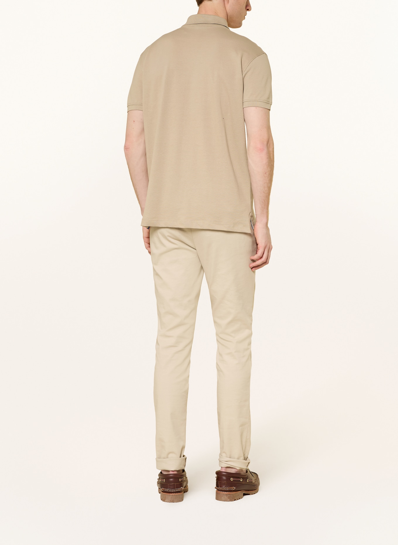 STROKESMAN'S Piqué-Poloshirt: BEIGE