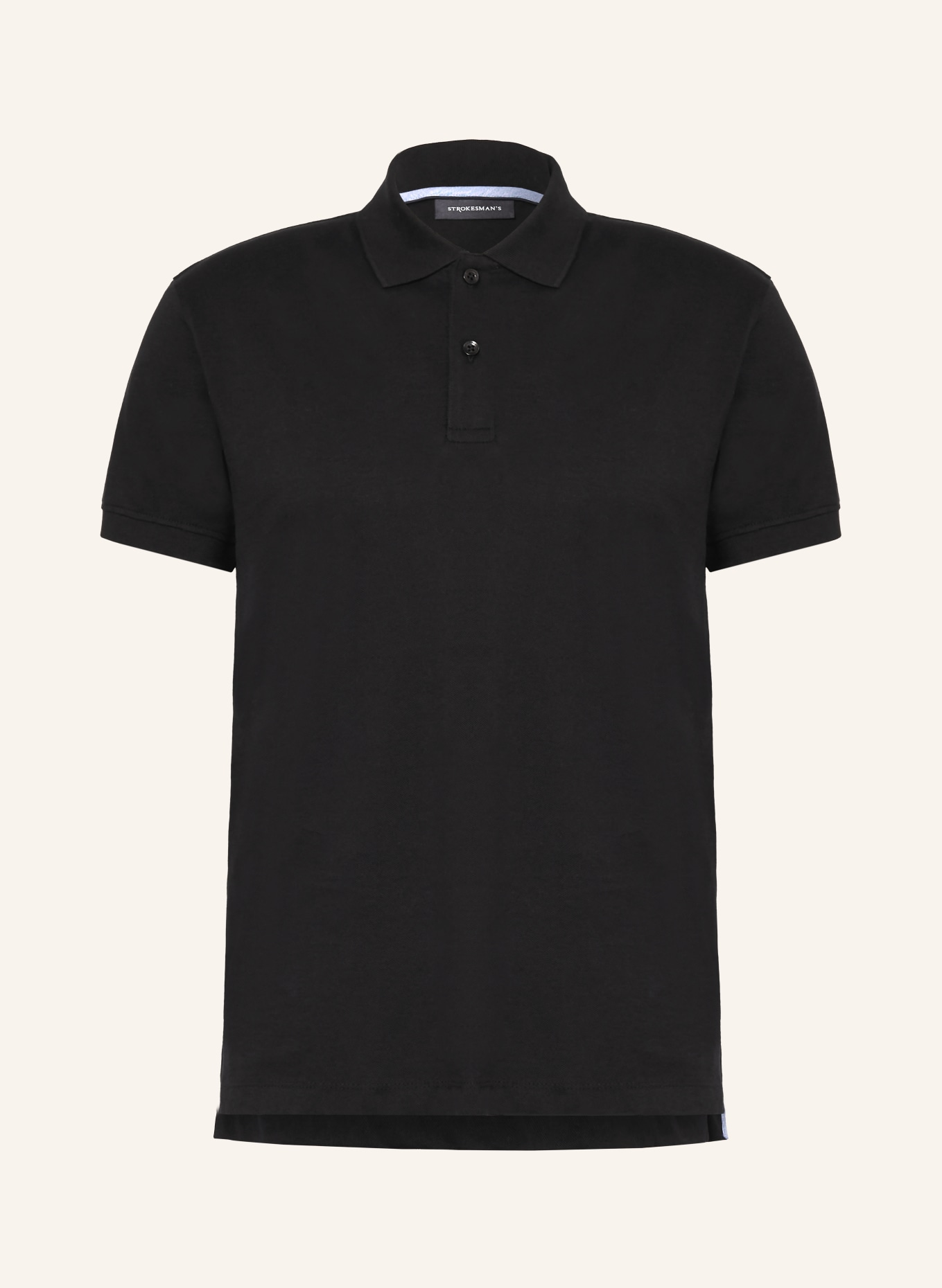 STROKESMAN'S Piqué-Poloshirt: DUNKELBLAU