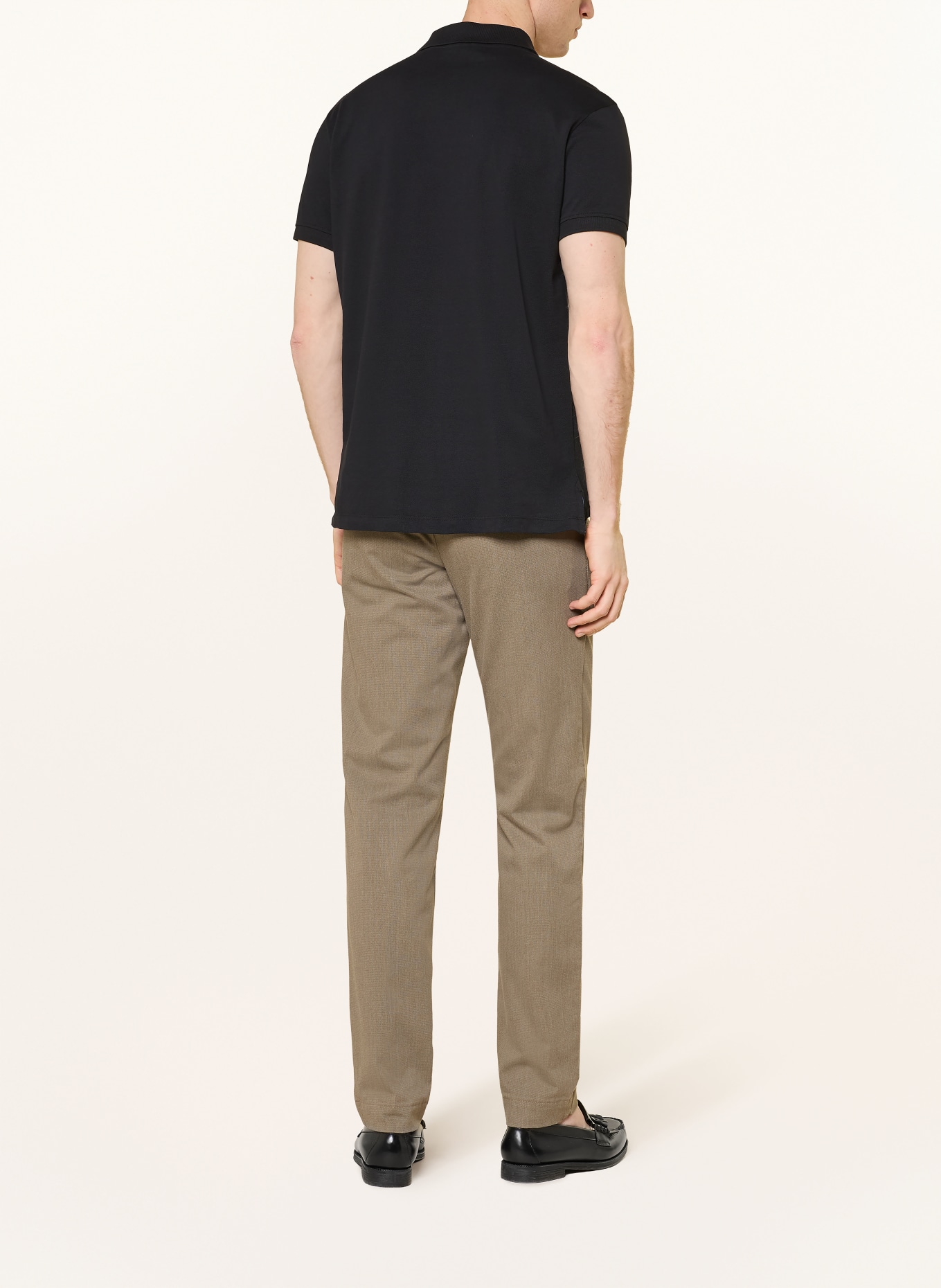 STROKESMAN'S Piqué-Poloshirt: DUNKELBLAU