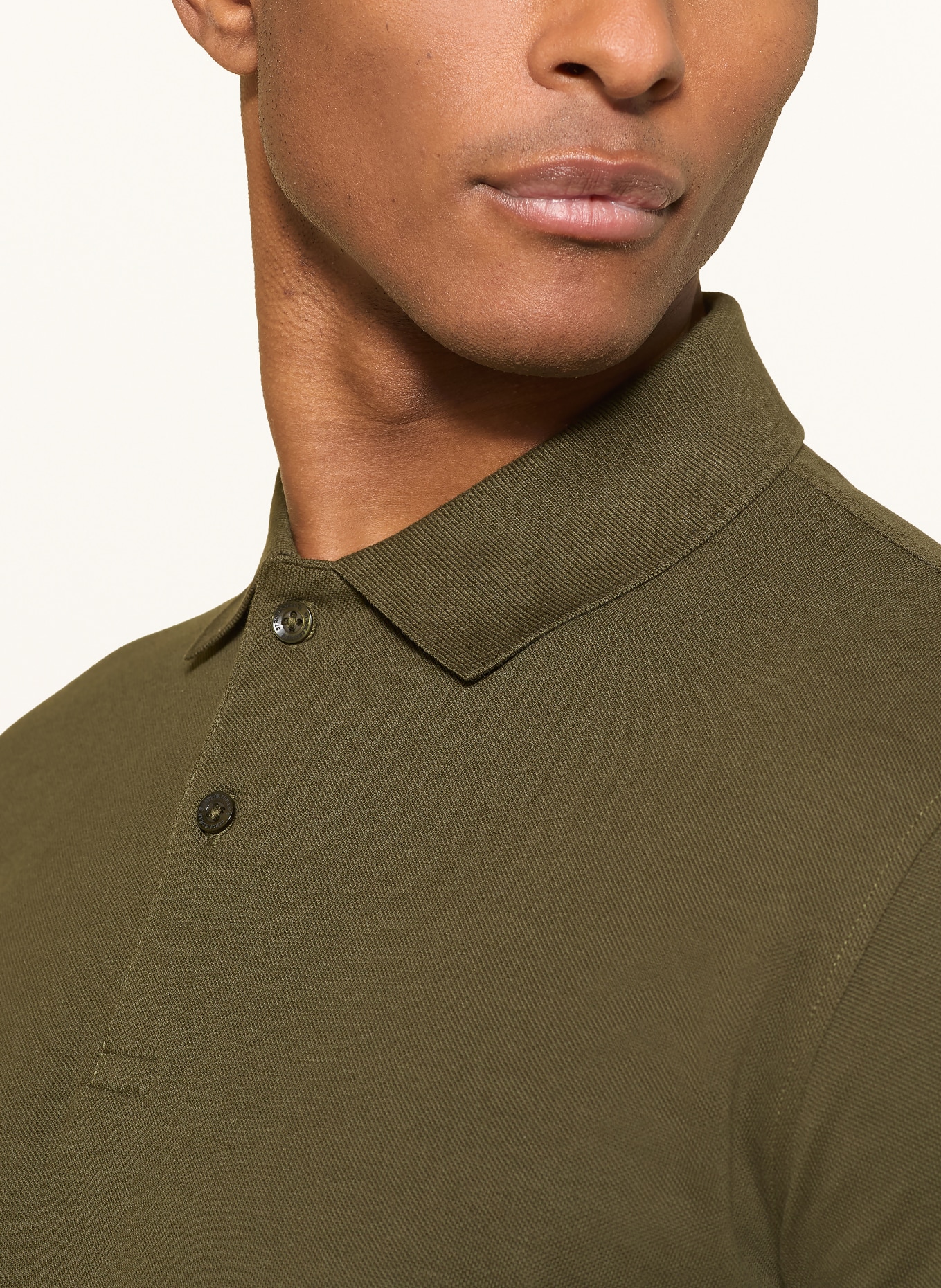 STROKESMAN'S Piqué-Poloshirt: DUNKELGRÜN