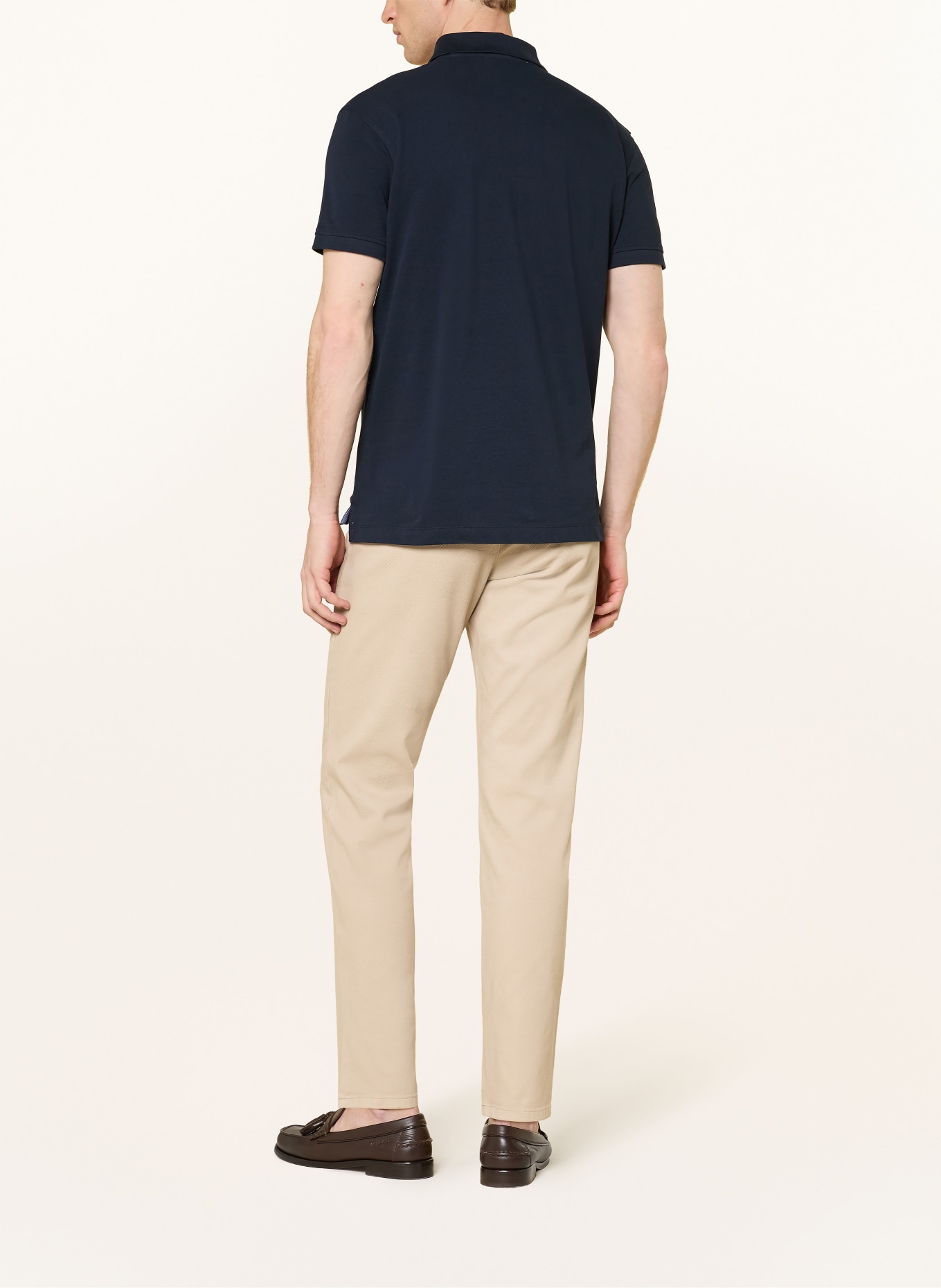 STROKESMAN'S Piqué-Poloshirt: DUNKELBLAU