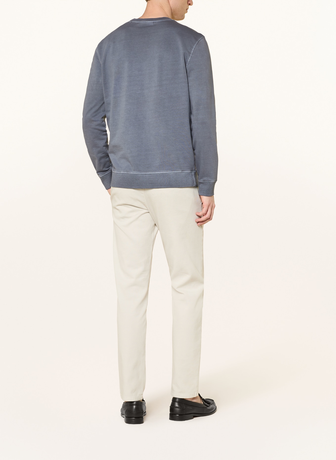 STROKESMAN'S Piqué-Poloshirt: BLAUGRAU