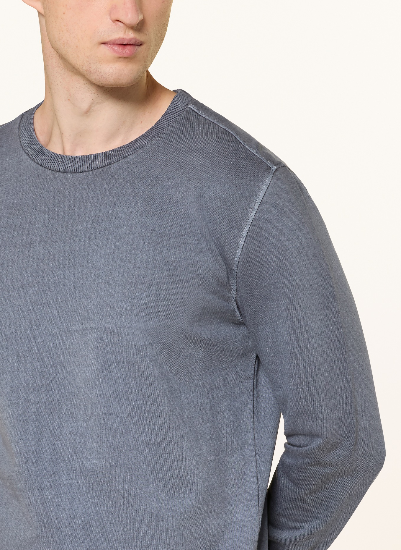 STROKESMAN'S Piqué-Poloshirt: BLAUGRAU