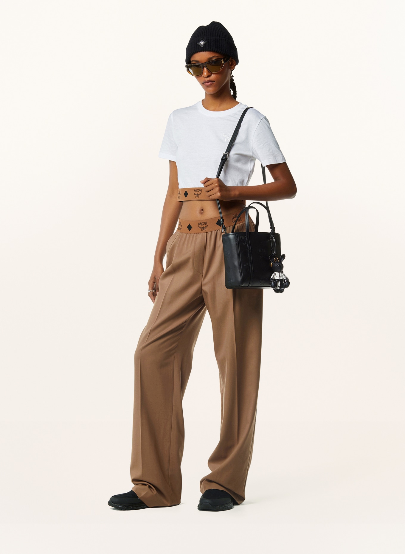 MCM Kabelka TONI MINI: ČERNÁ / STŘÍBRNÁ