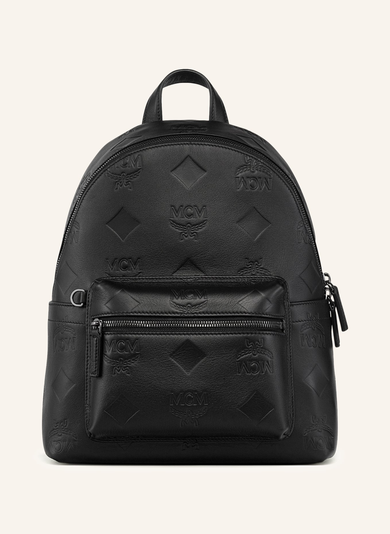 MCM Stark Small Backpack: BLACK