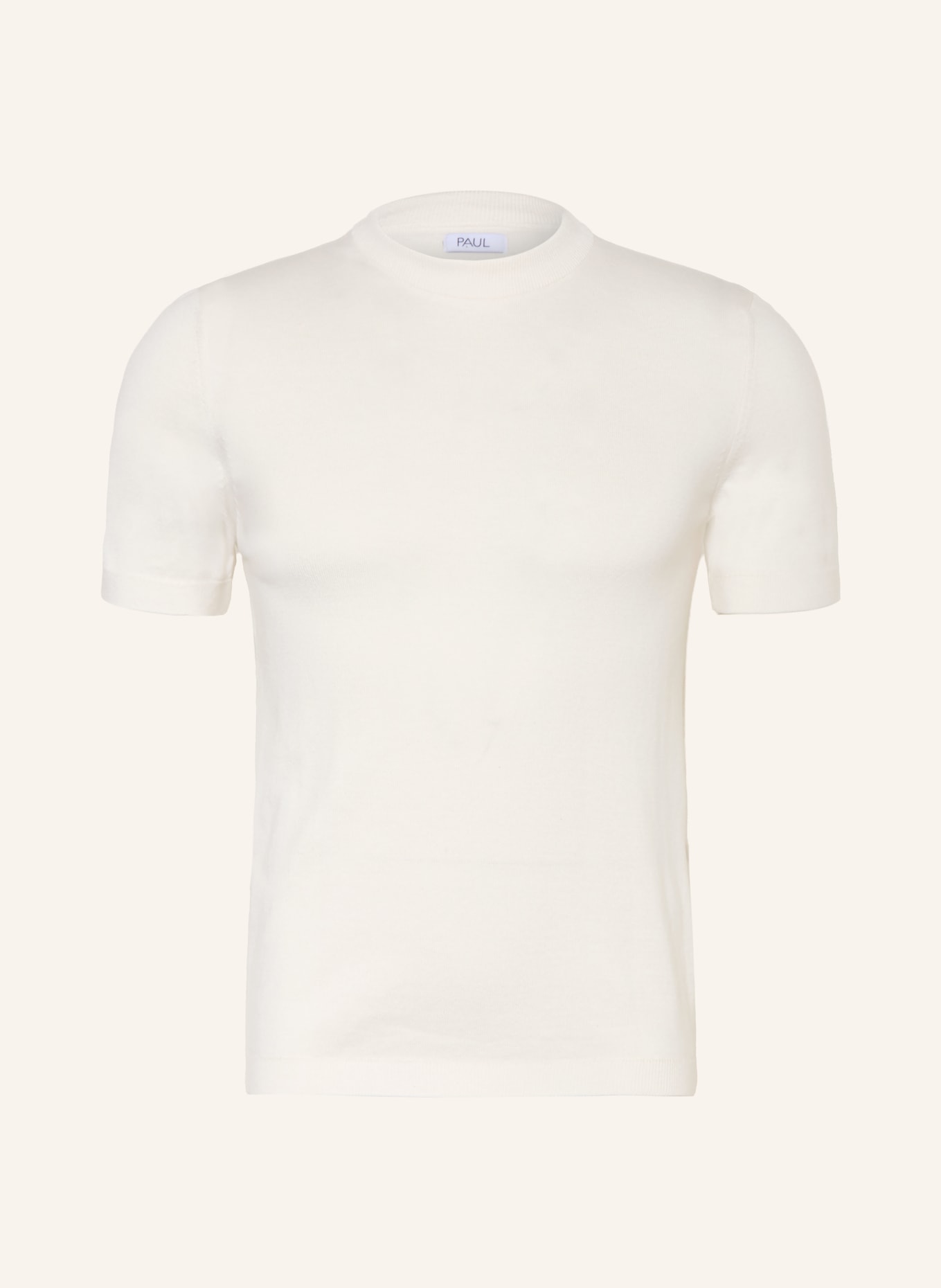 PAUL Stickshirt: CREME