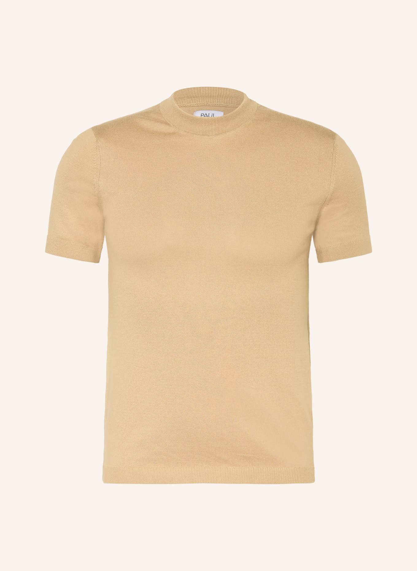 PAUL Stickshirt: BEIGE