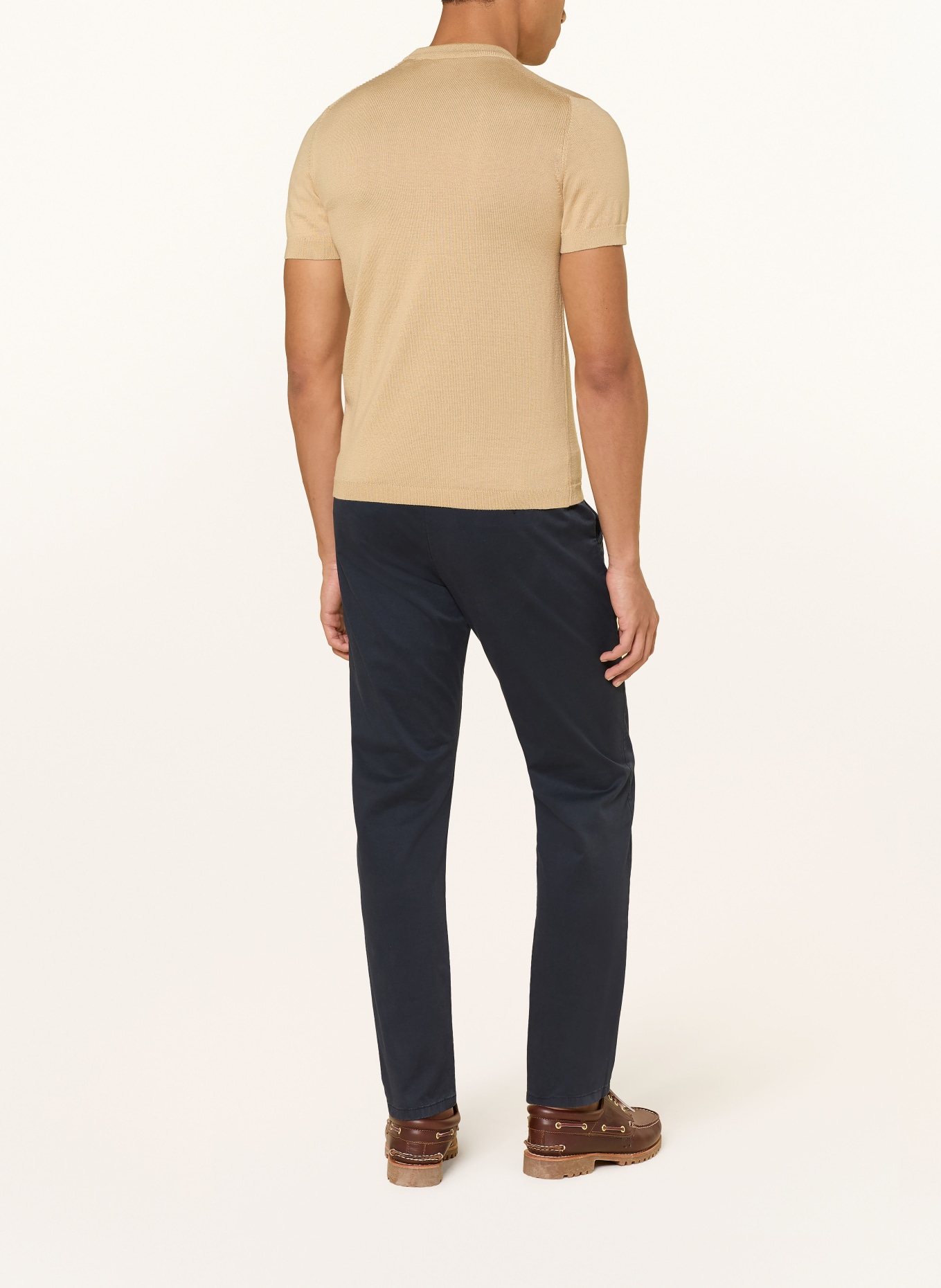 PAUL Stickshirt: BEIGE