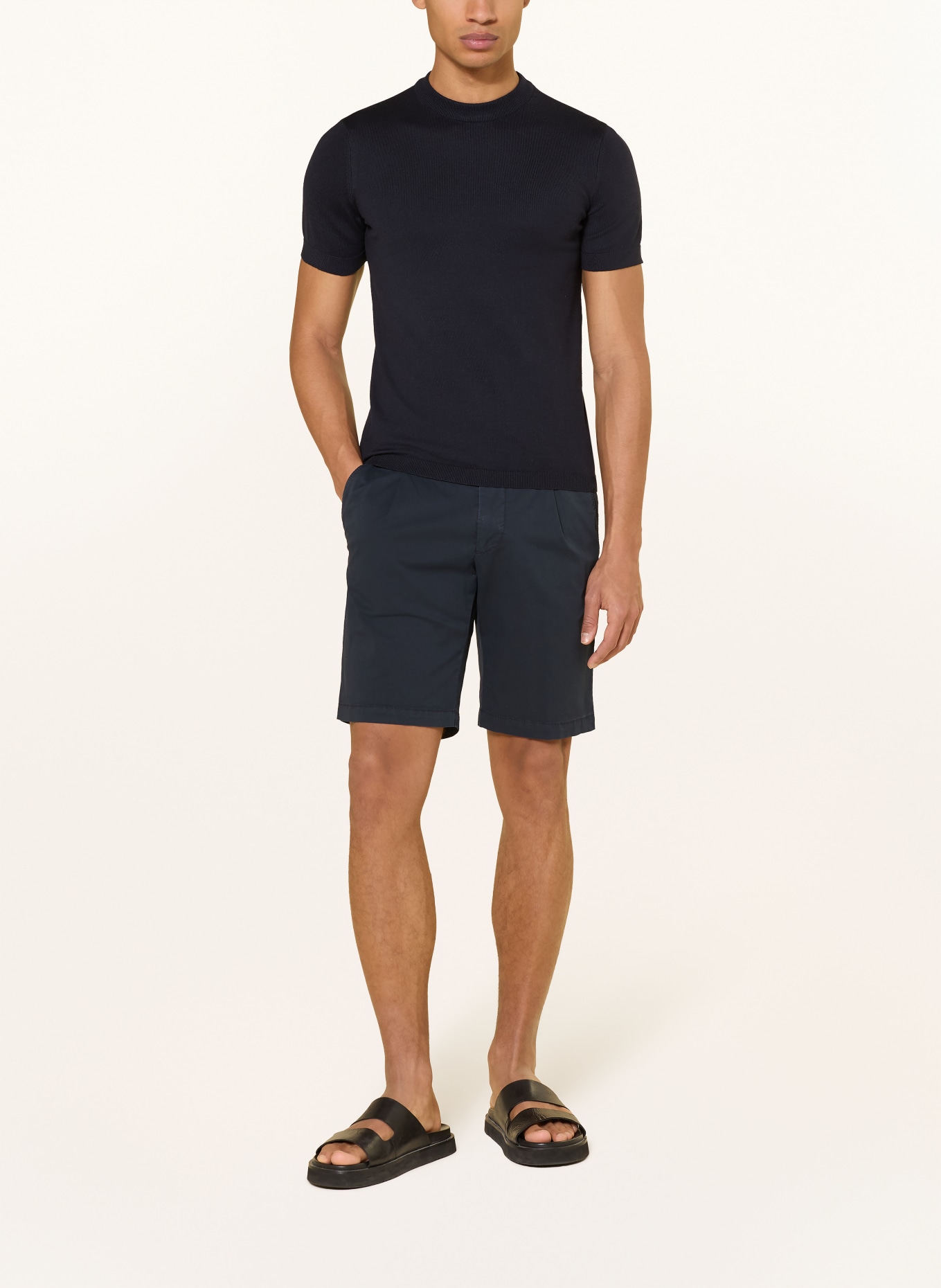 PAUL Stickshirt: DUNKELBLAU