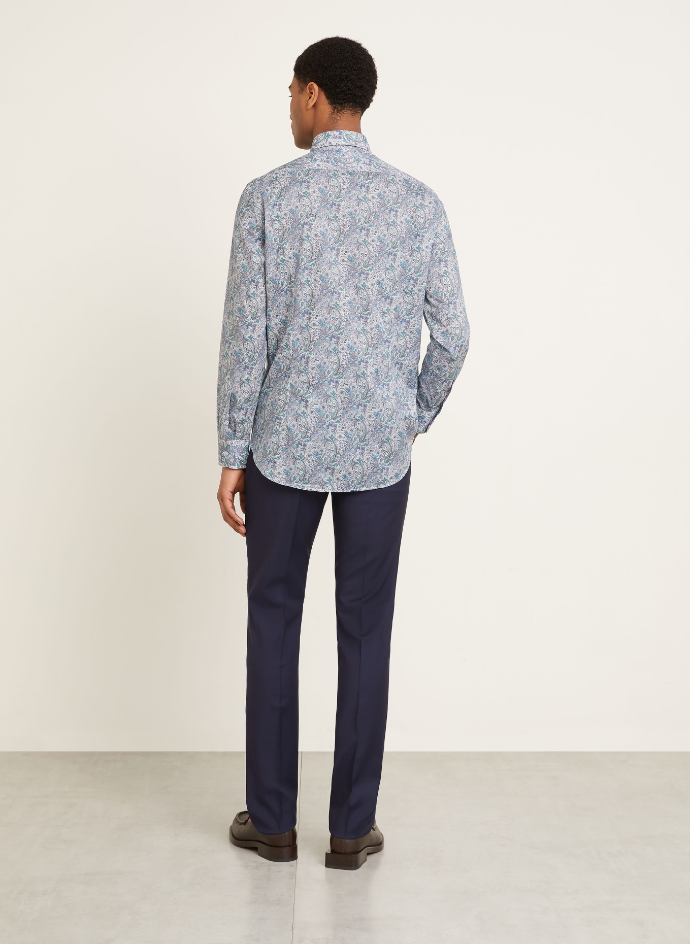ETRO Hemd Slim Fit: HELLBLAU / HELLROT / GRÜN