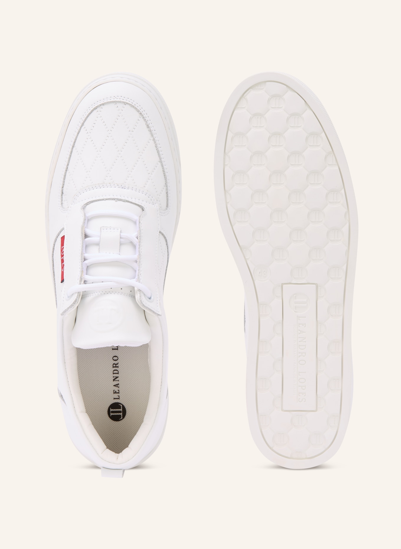 LEANDRO LOPES FAISCA sneaker: WHITE