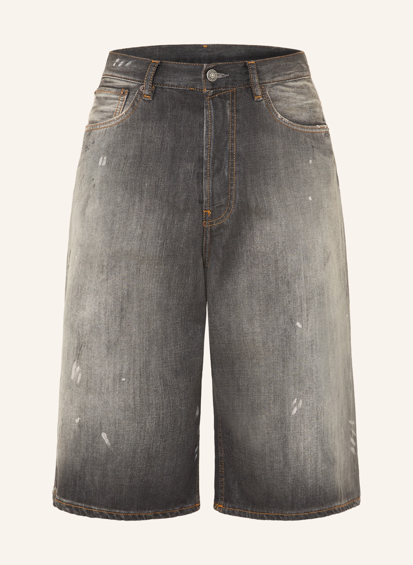 Acne Studios Jeansshorts Loose Fit: 900 BLACK