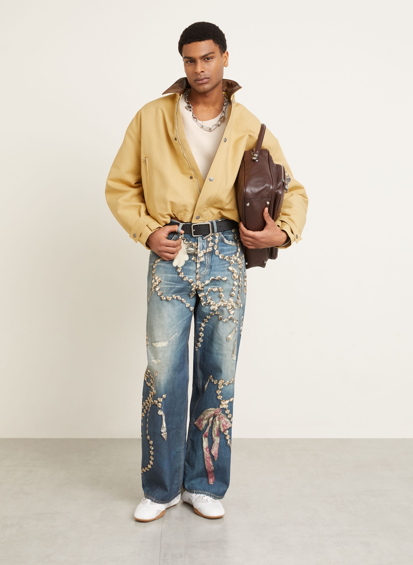 Acne Studios Jacke: CAMEL / DUNKELBRAUN