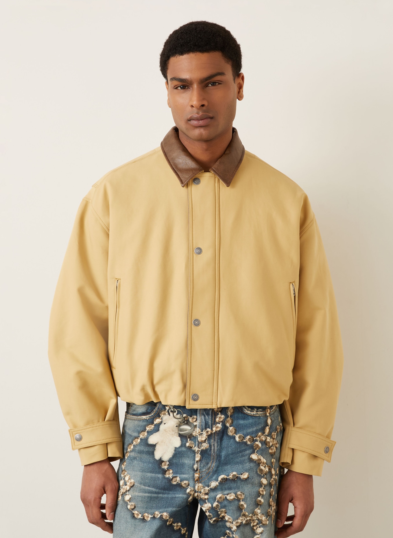 Acne Studios Jacke: CAMEL / DUNKELBRAUN
