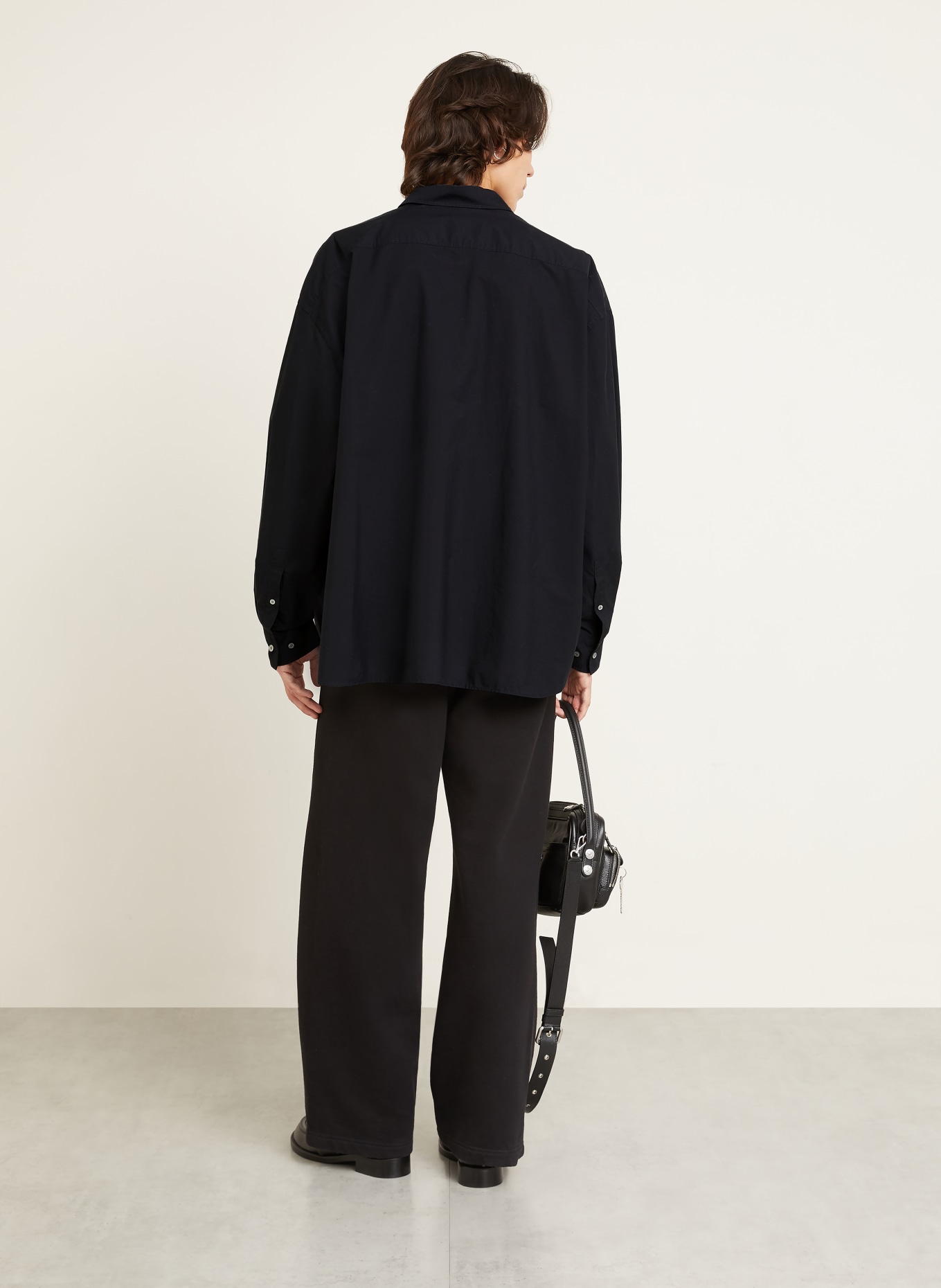Acne Studios Hemd Loose Fit: SCHWARZ