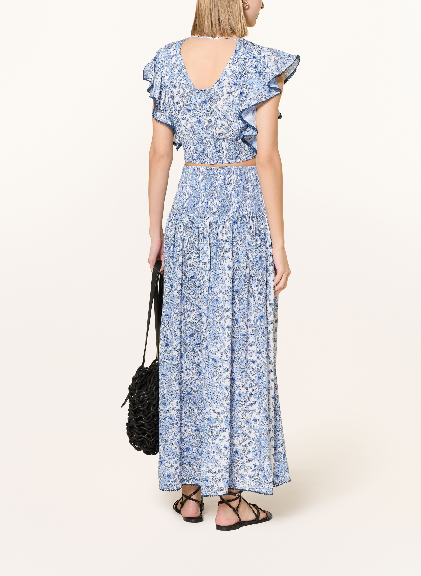 Poupette St Barth Rock CARLA: HELLBLAU / WEISS