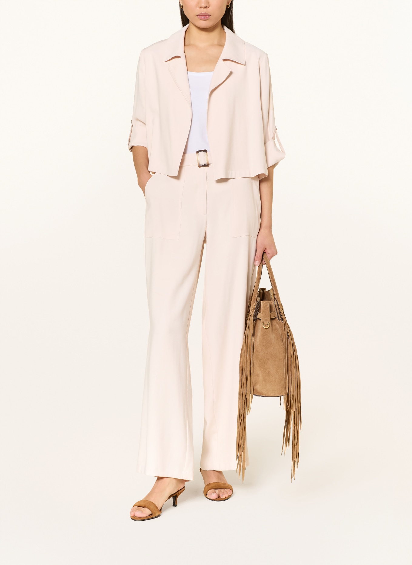 s.Oliver BLACK LABEL Culotte: ECRU