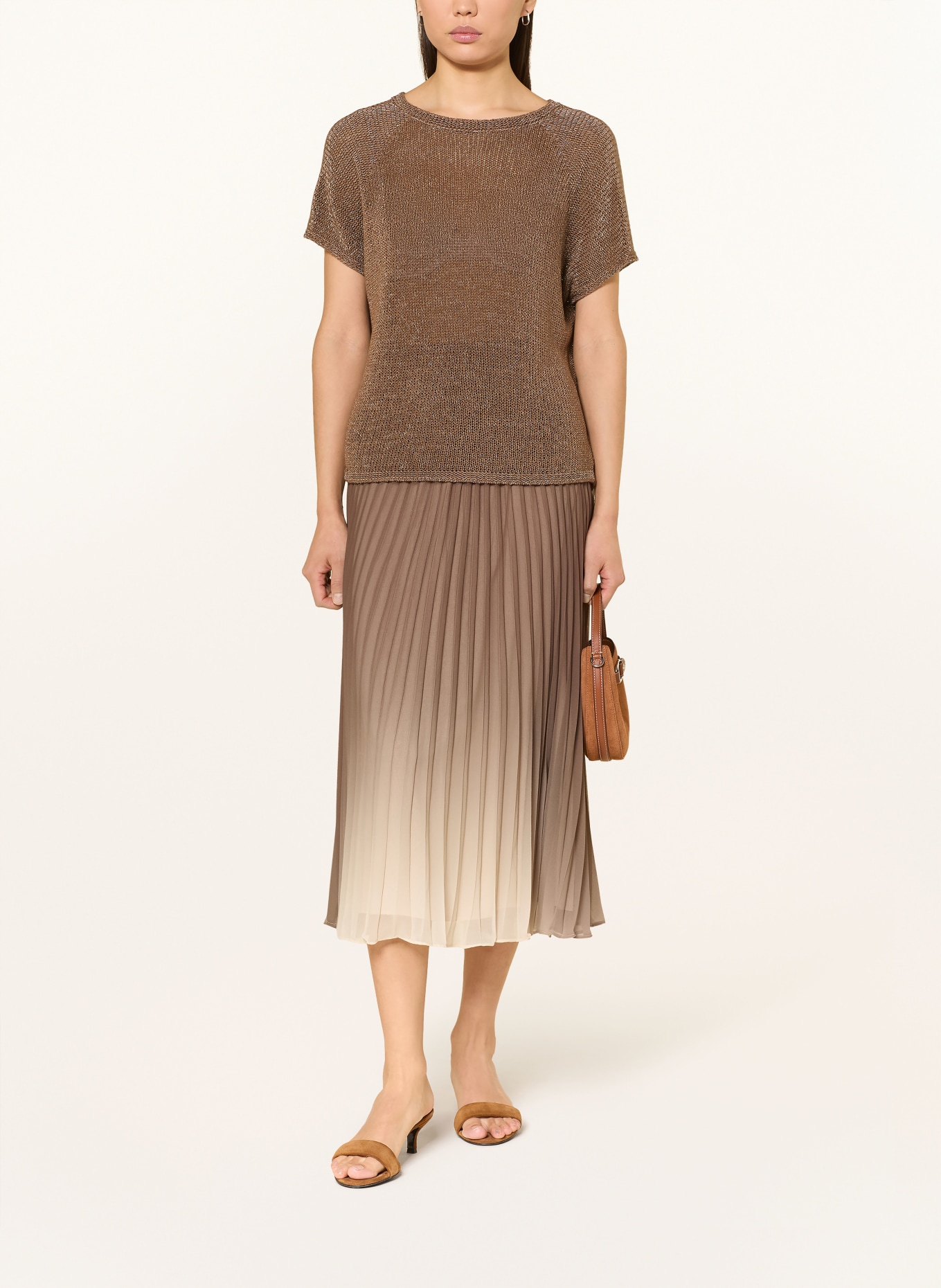 s.Oliver BLACK LABEL Strickshirt: BRAUN