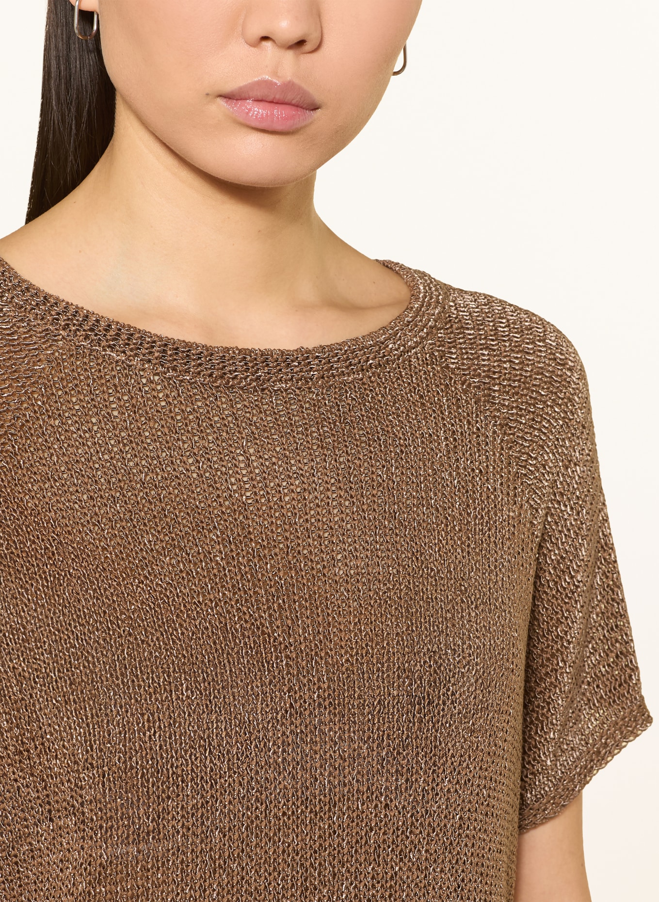 s.Oliver BLACK LABEL Strickshirt: BRAUN