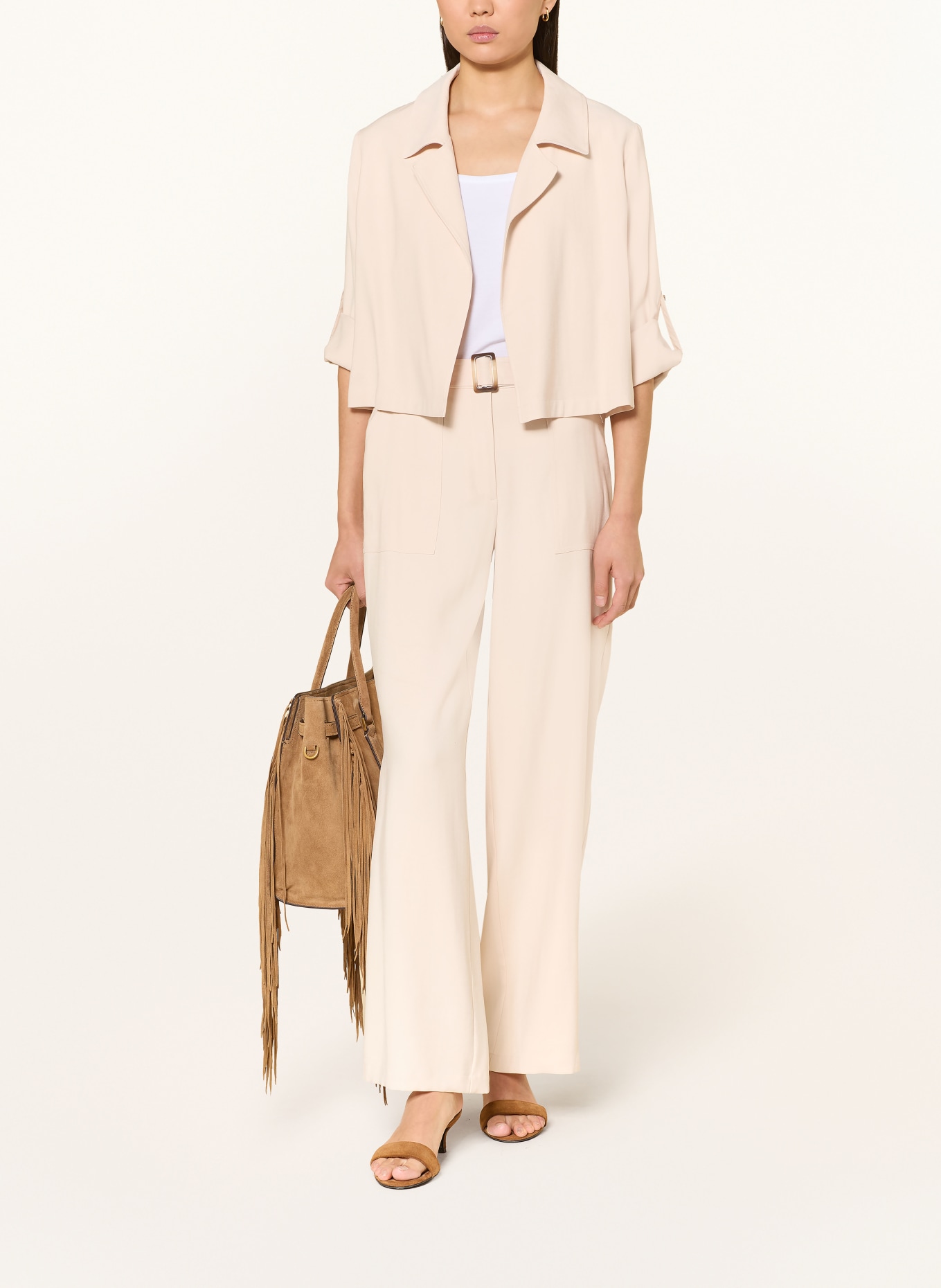 s.Oliver BLACK LABEL Blazer mit 3/4-Arm: ECRU