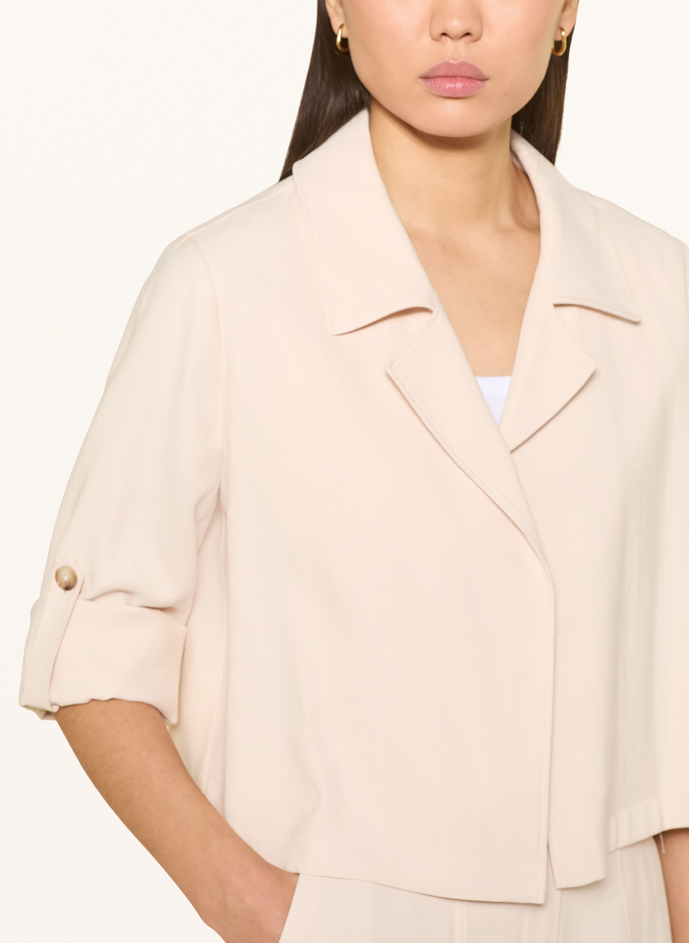 s.Oliver BLACK LABEL Blazer mit 3/4-Arm: ECRU