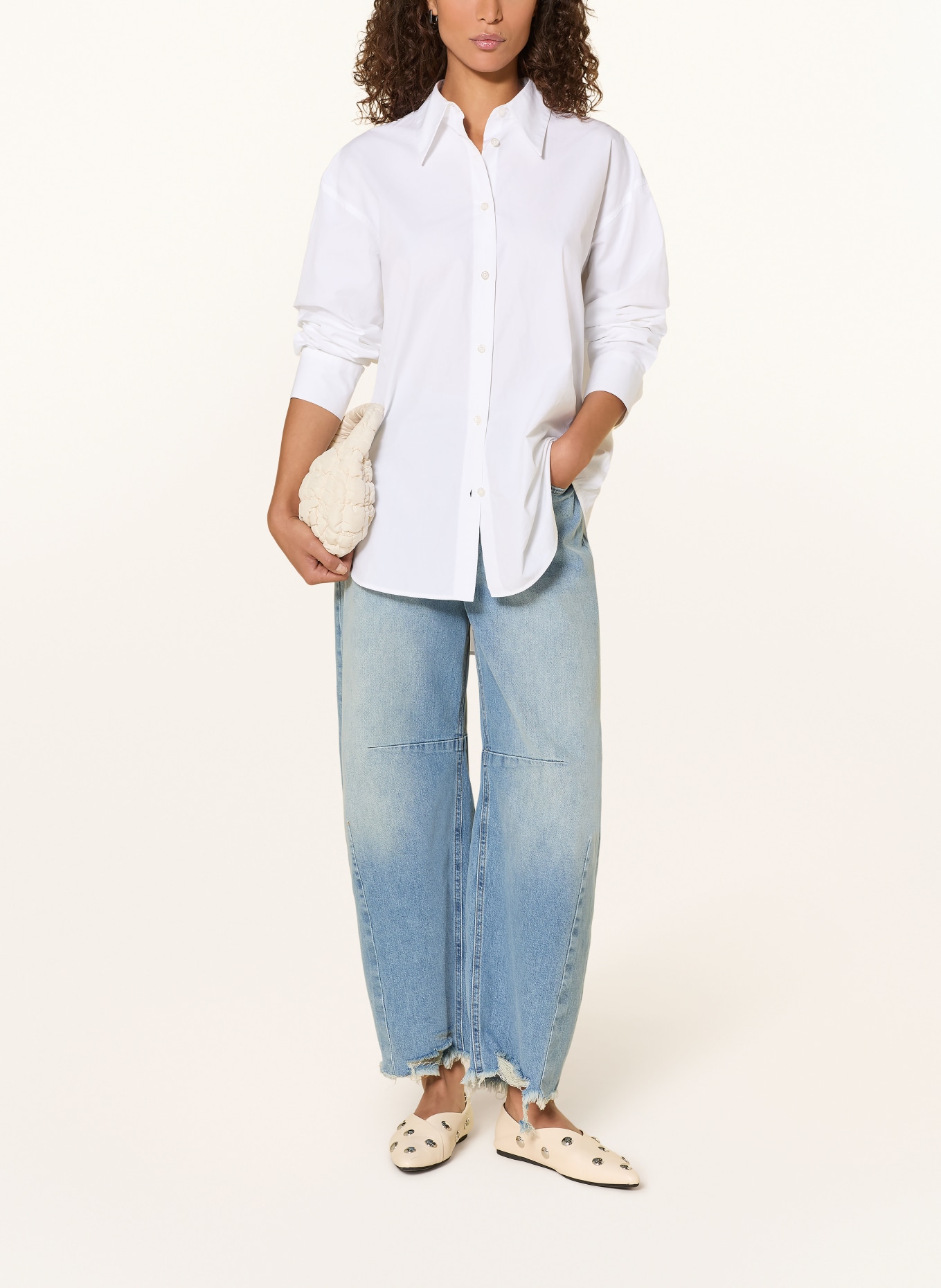 Rich & Royal Barrel jeans: 700 DENIM BLUE