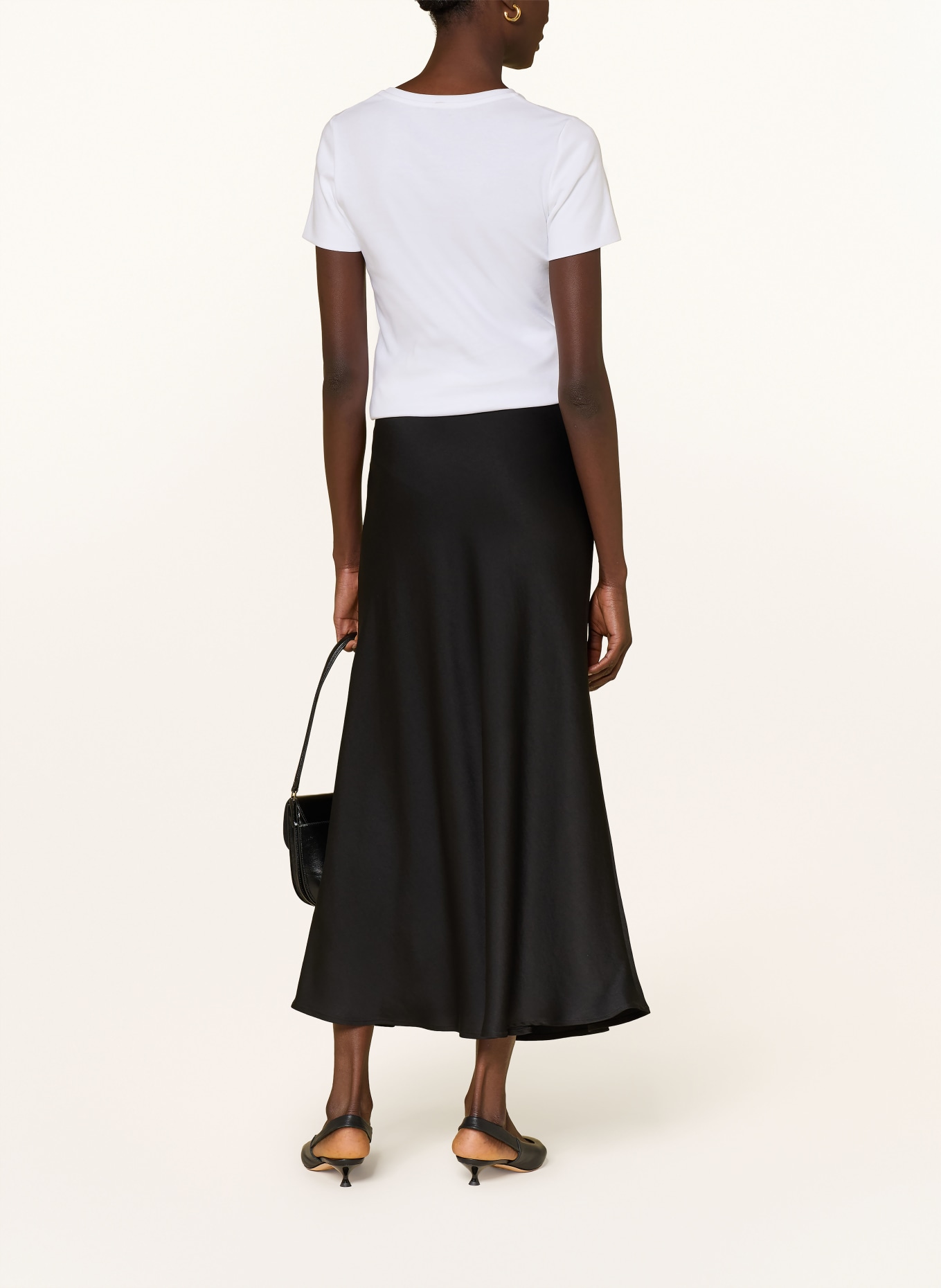 lilienfels T-Shirt mit Schmucksteinen: CREME / TAUPE / SCHWARZ