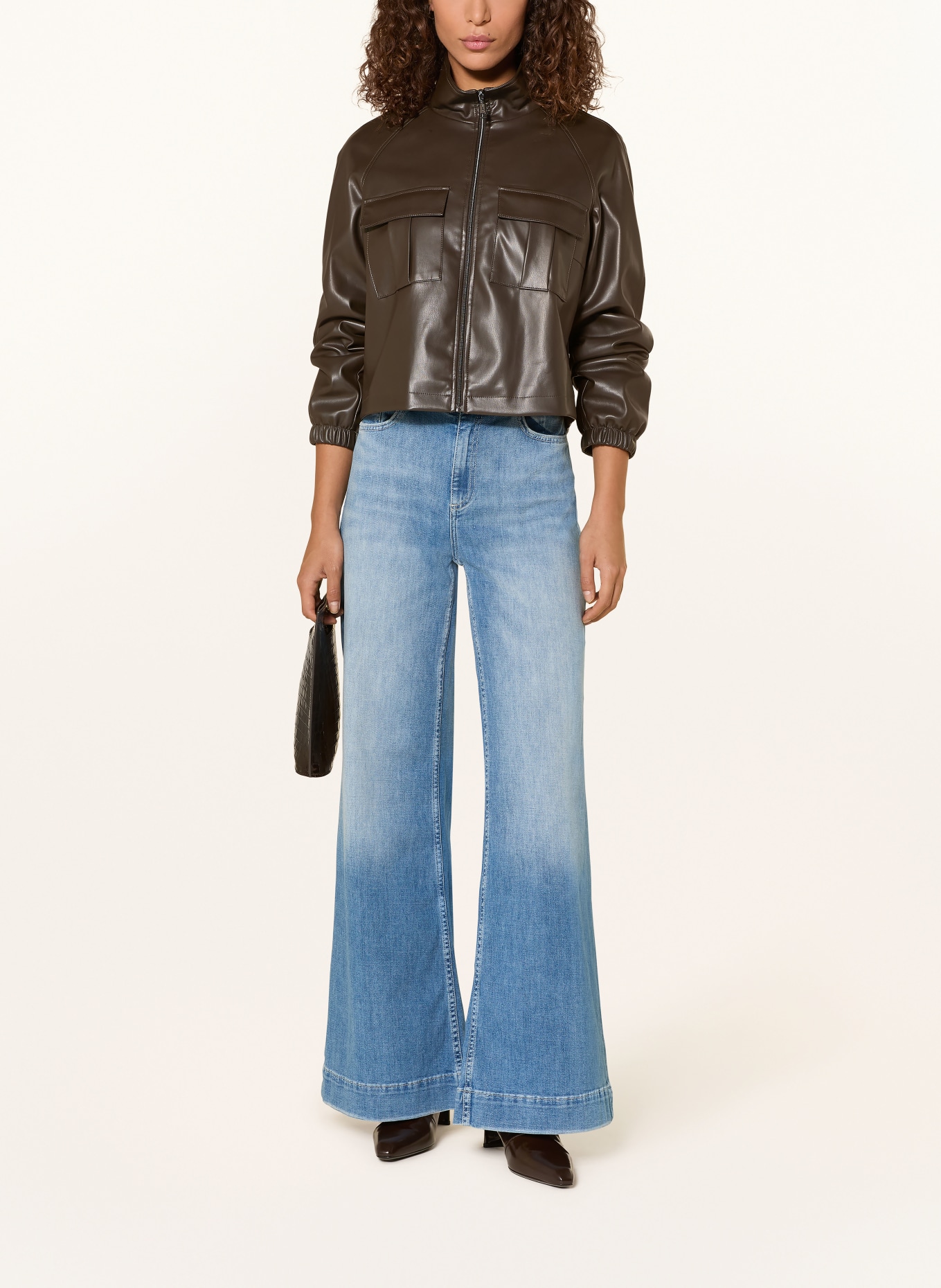 Rich & Royal Wide Leg Jeans: 700 DENIM BLUE