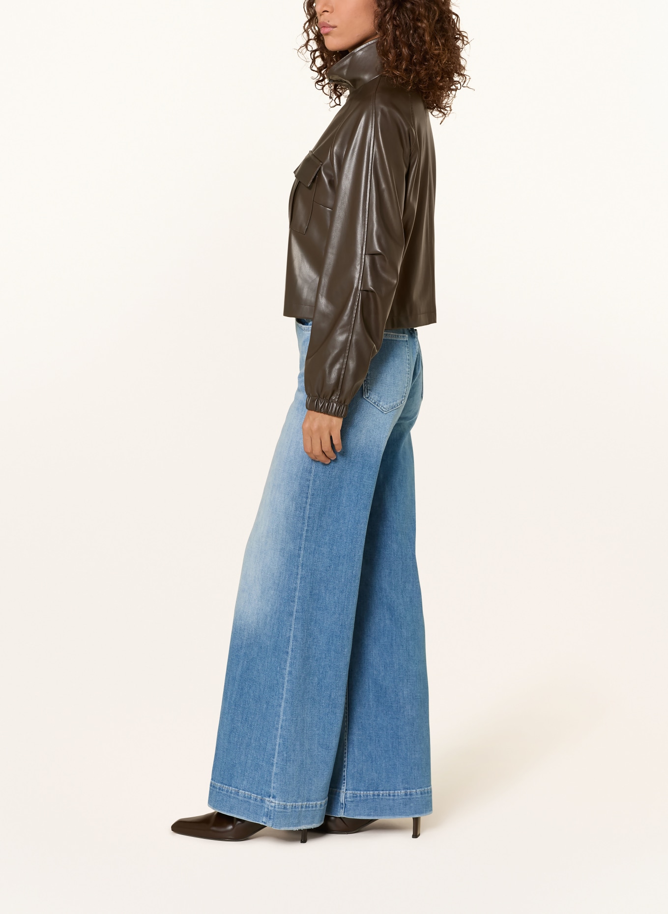 Rich & Royal Wide Leg Jeans: 700 DENIM BLUE