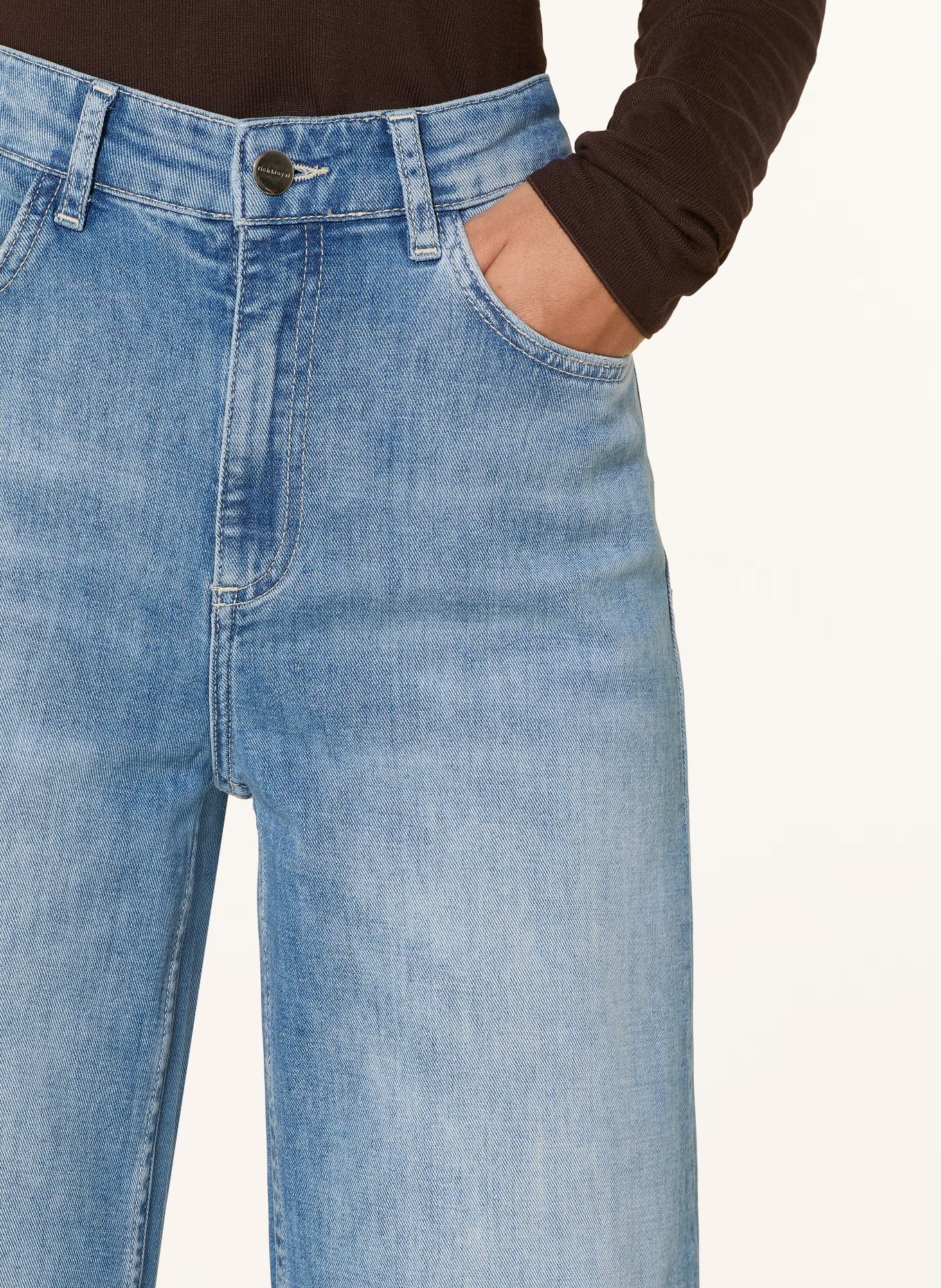 Rich & Royal Wide Leg Jeans: 700 DENIM BLUE