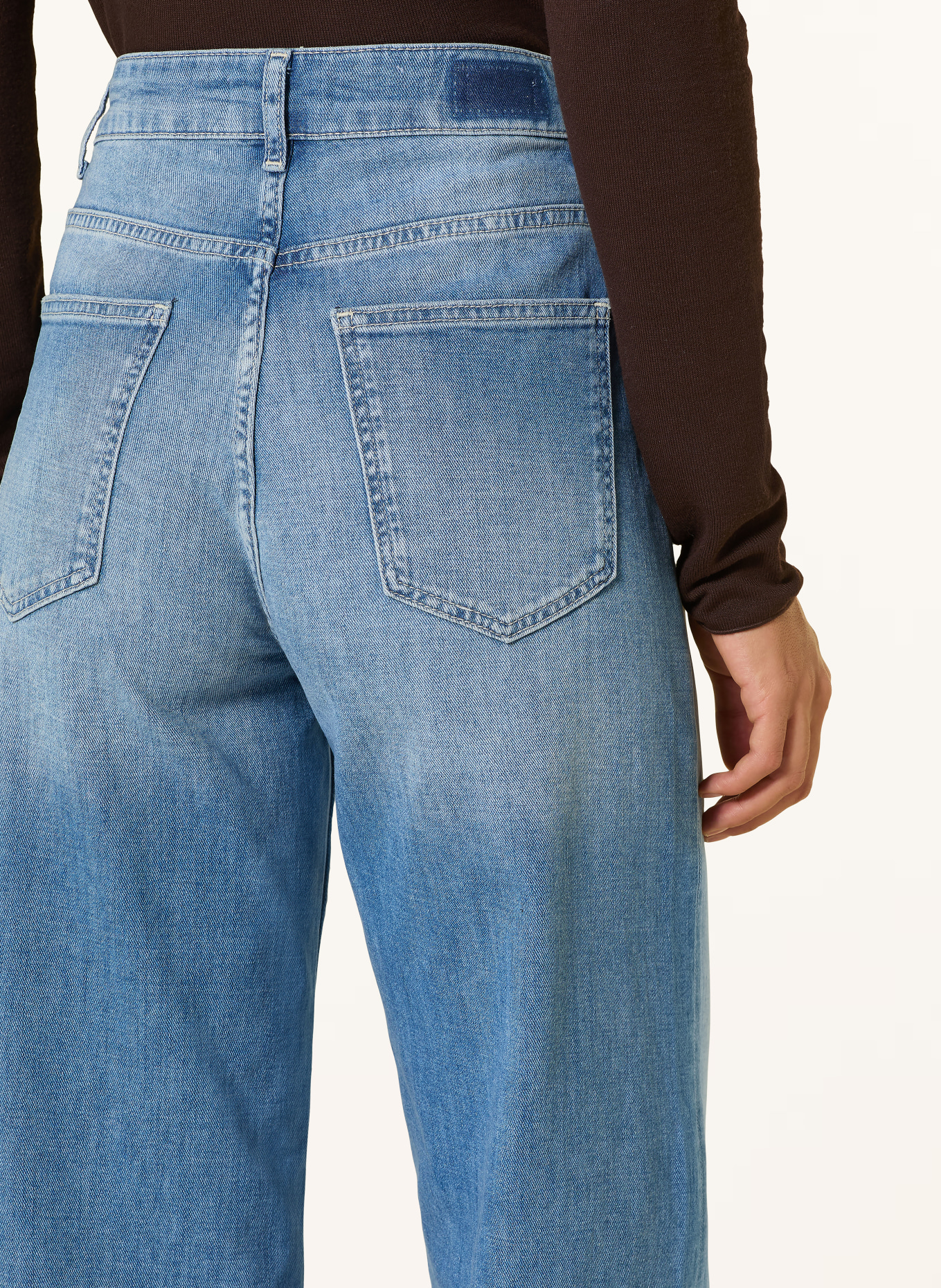 Rich & Royal Wide Leg Jeans: 700 DENIM BLUE