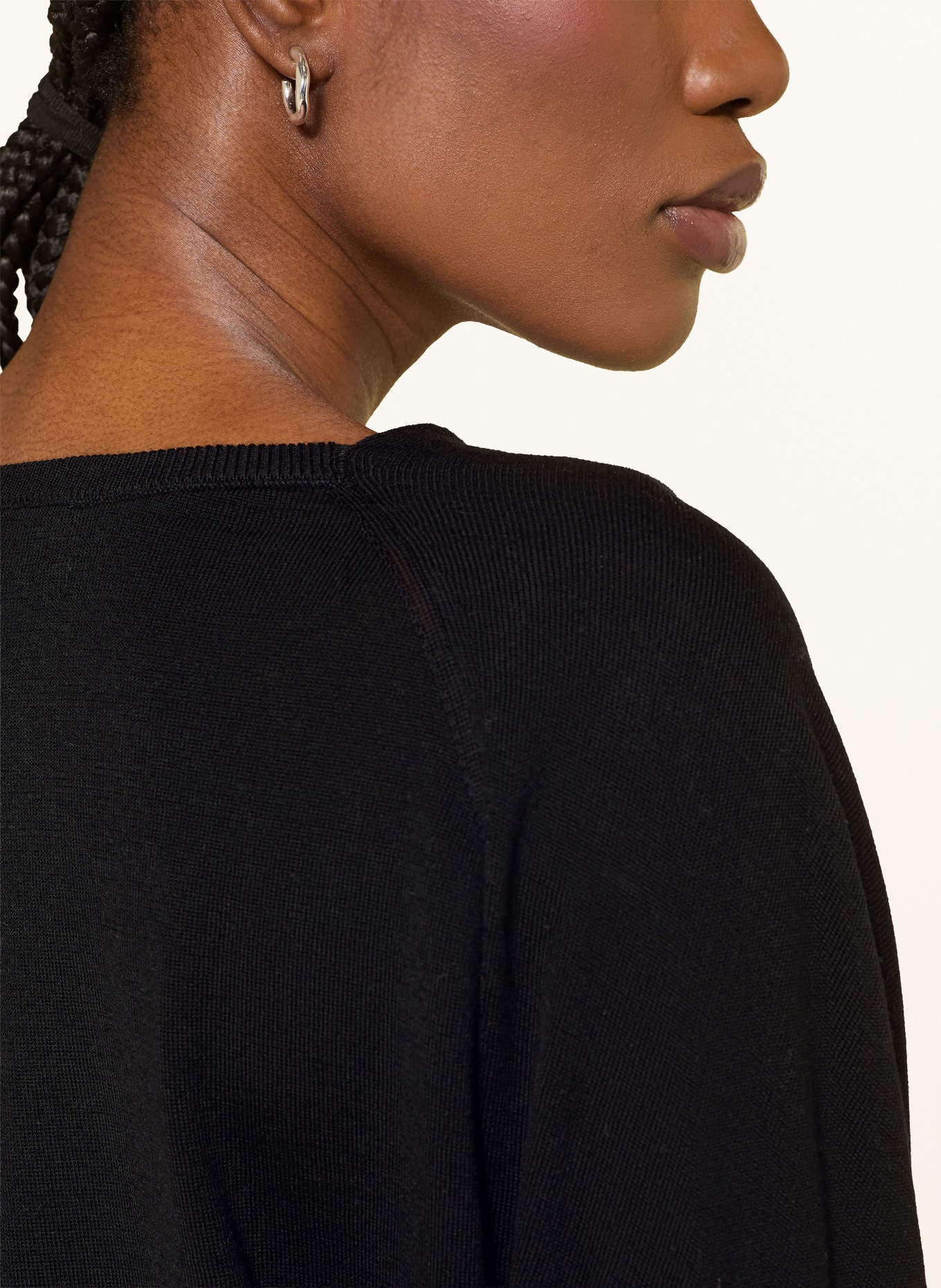 ALLSAINTS Sweter RIDLEY: CZARNY