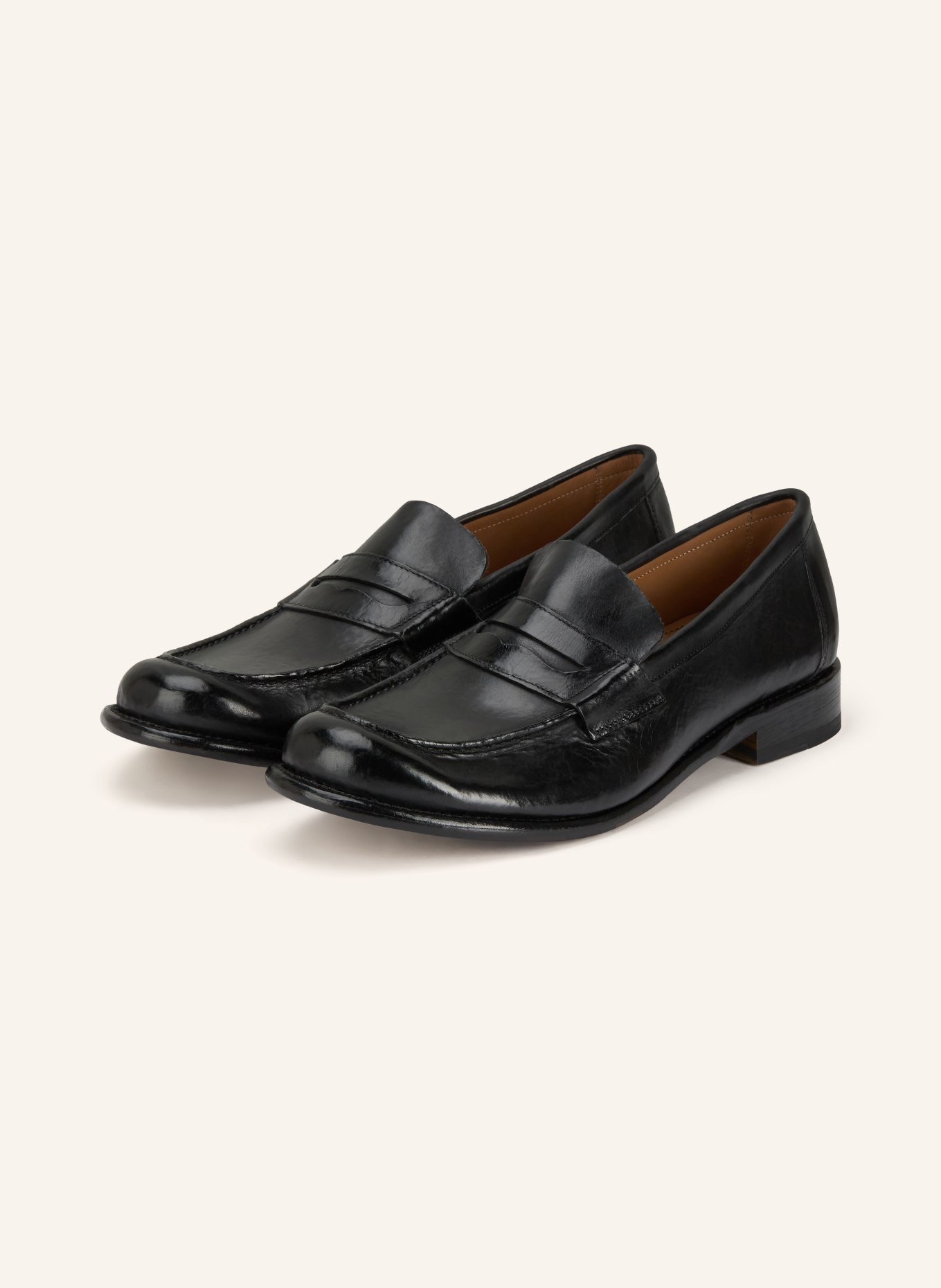 Cordwainer Penny-Loafer: SCHWARZ