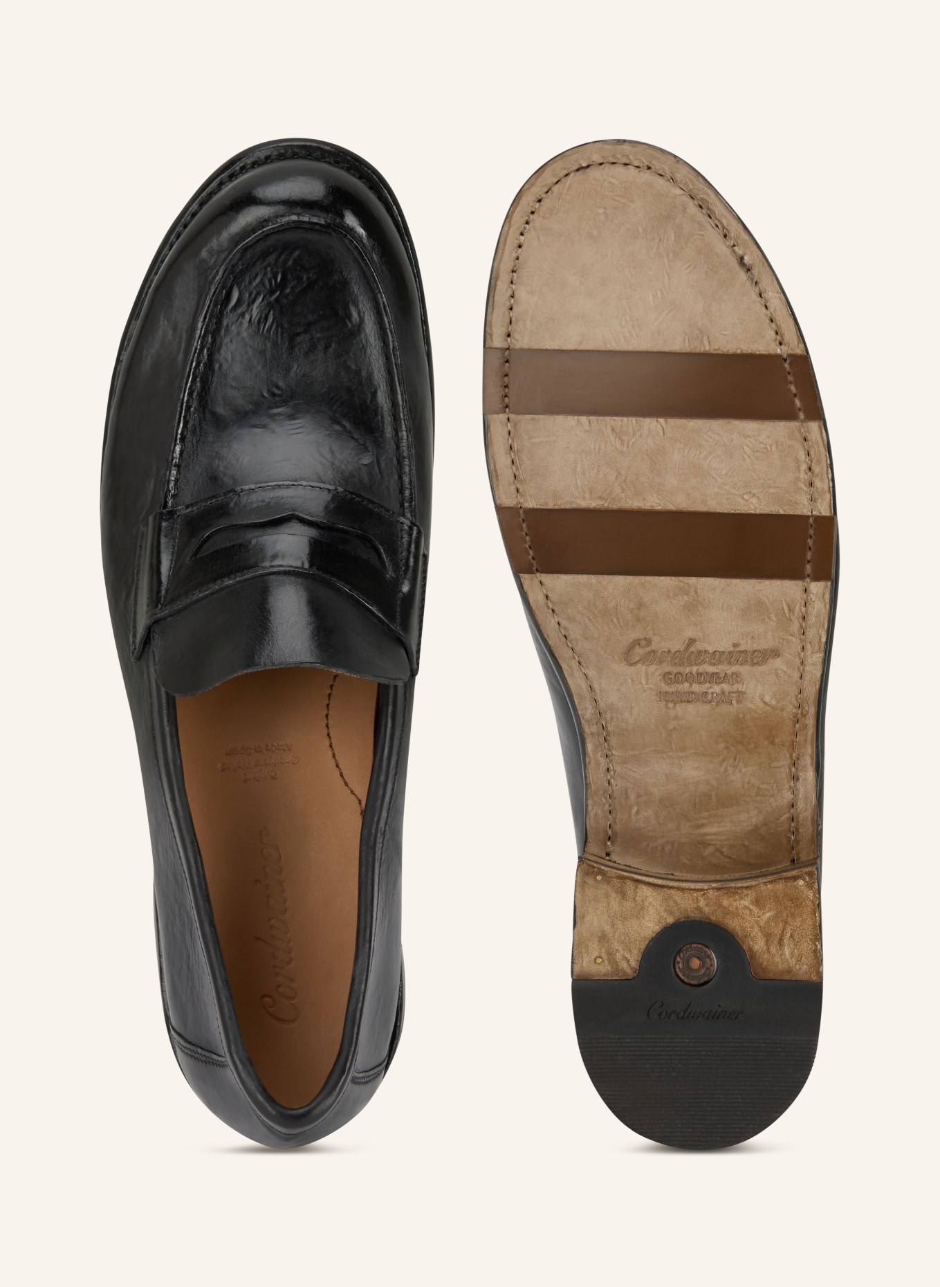 Cordwainer Penny-Loafer: SCHWARZ