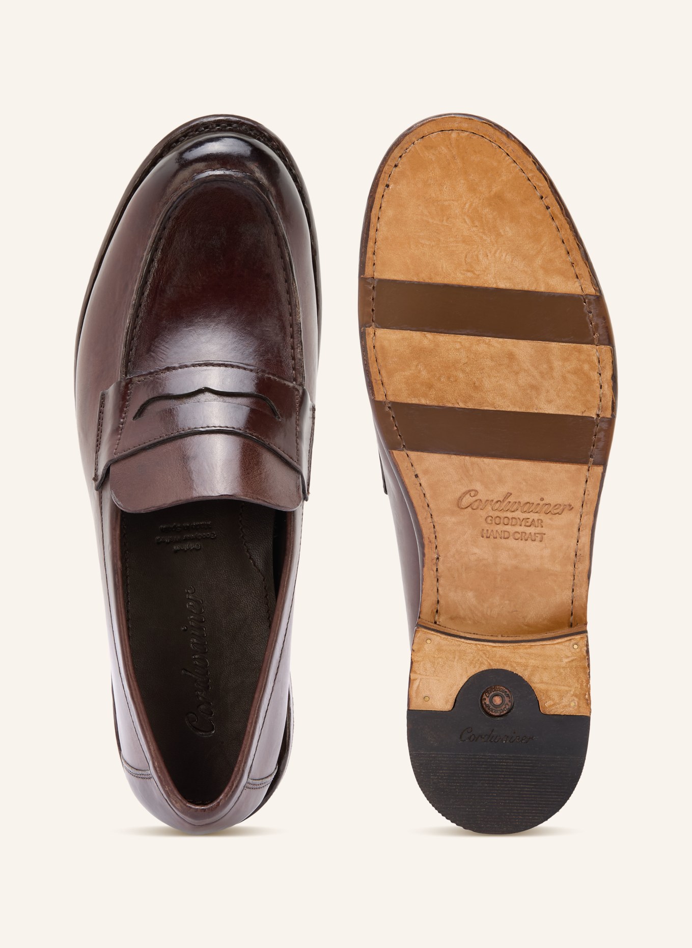 Cordwainer Penny-Loafer: DUNKELBRAUN