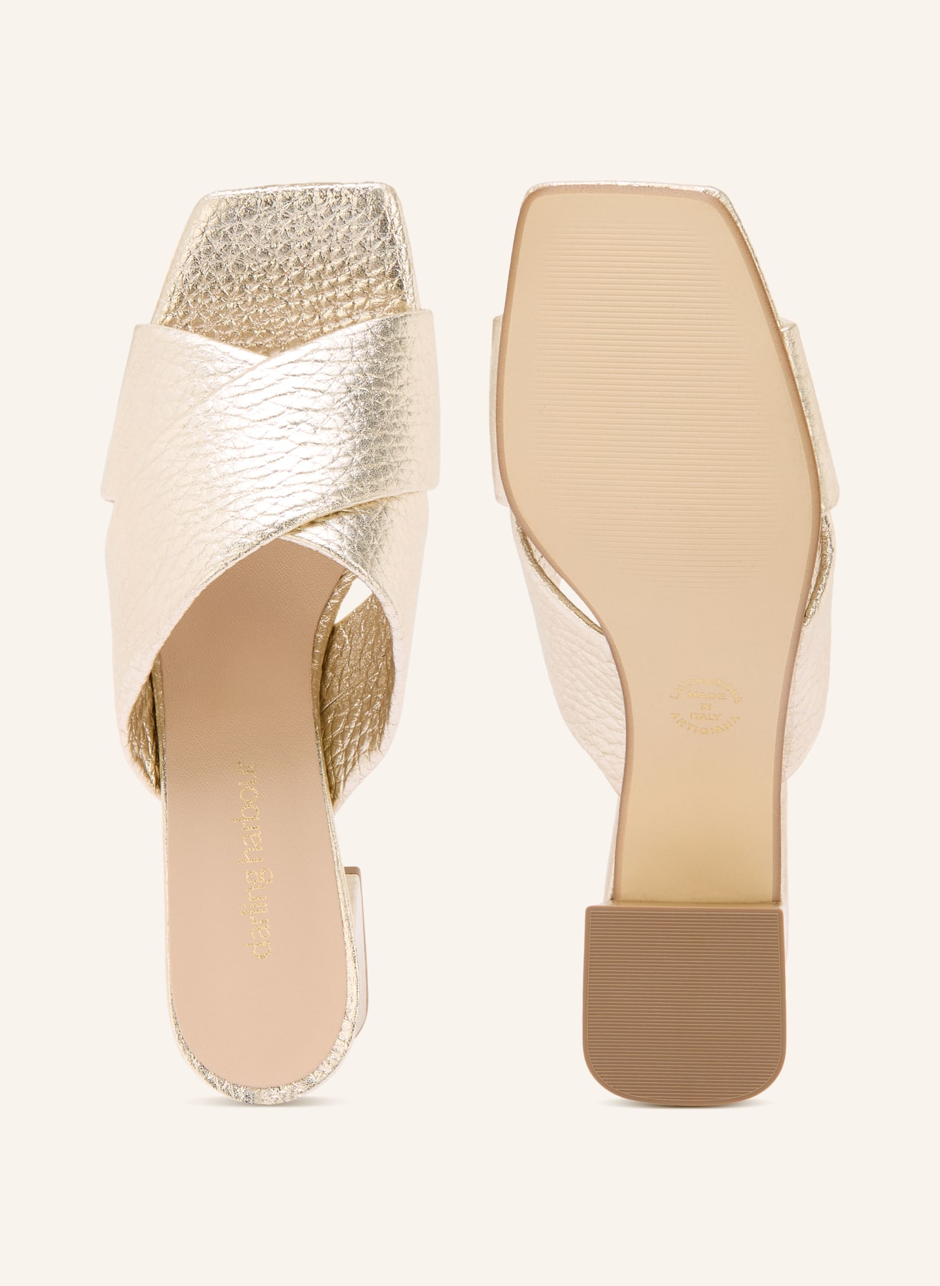 darling harbour Klapki: ZŁOTY