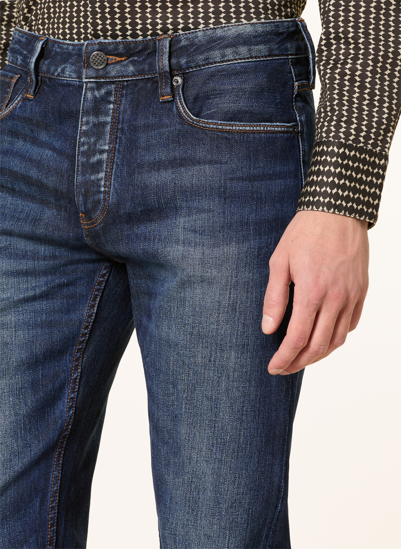 EMPORIO ARMANI Jeans Slim Fit: MB001 BLUE DENIM