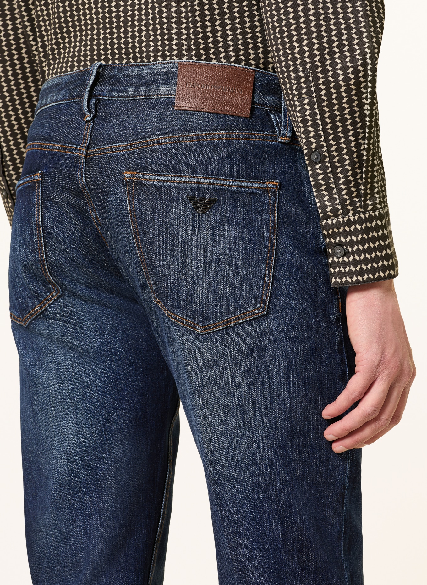 EMPORIO ARMANI Jeans Slim Fit: MB001 BLUE DENIM