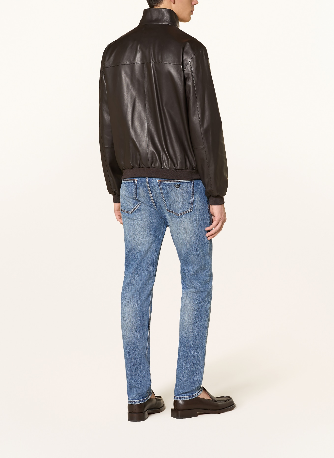 EMPORIO ARMANI Jeans Slim Fit: MB002 Medium Blue Denim