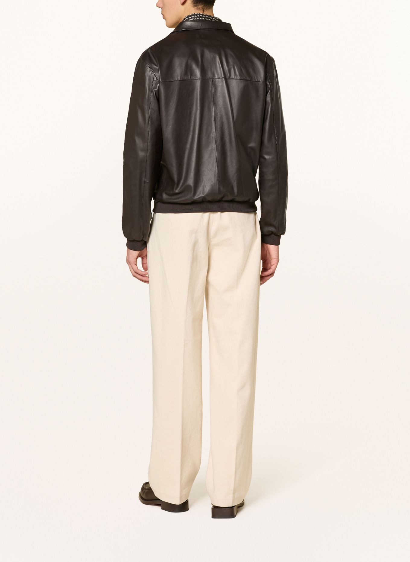 EMPORIO ARMANI Regular fit chino pants: U1088 FOG