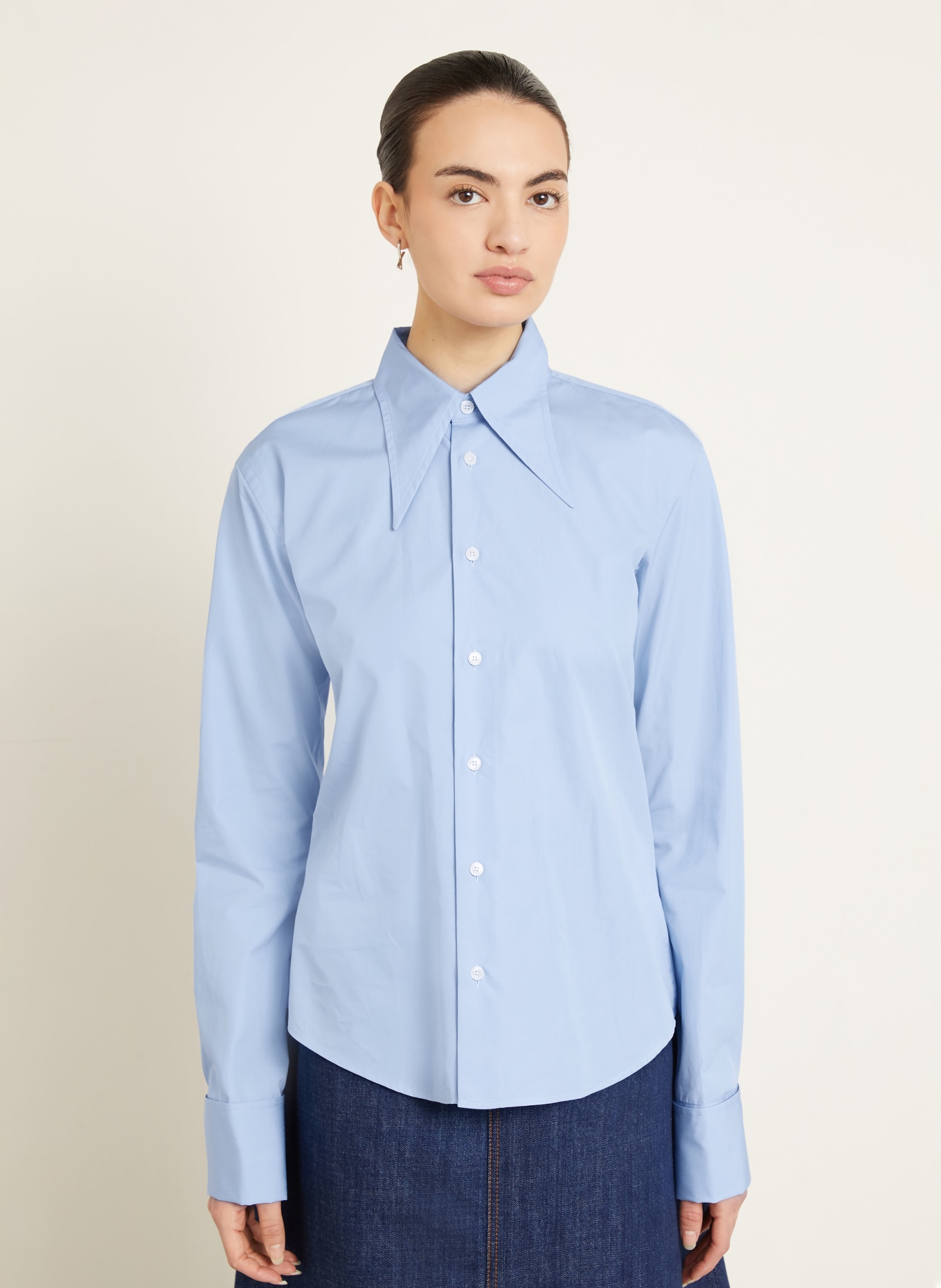 AMI PARIS Hemdbluse: HELLBLAU