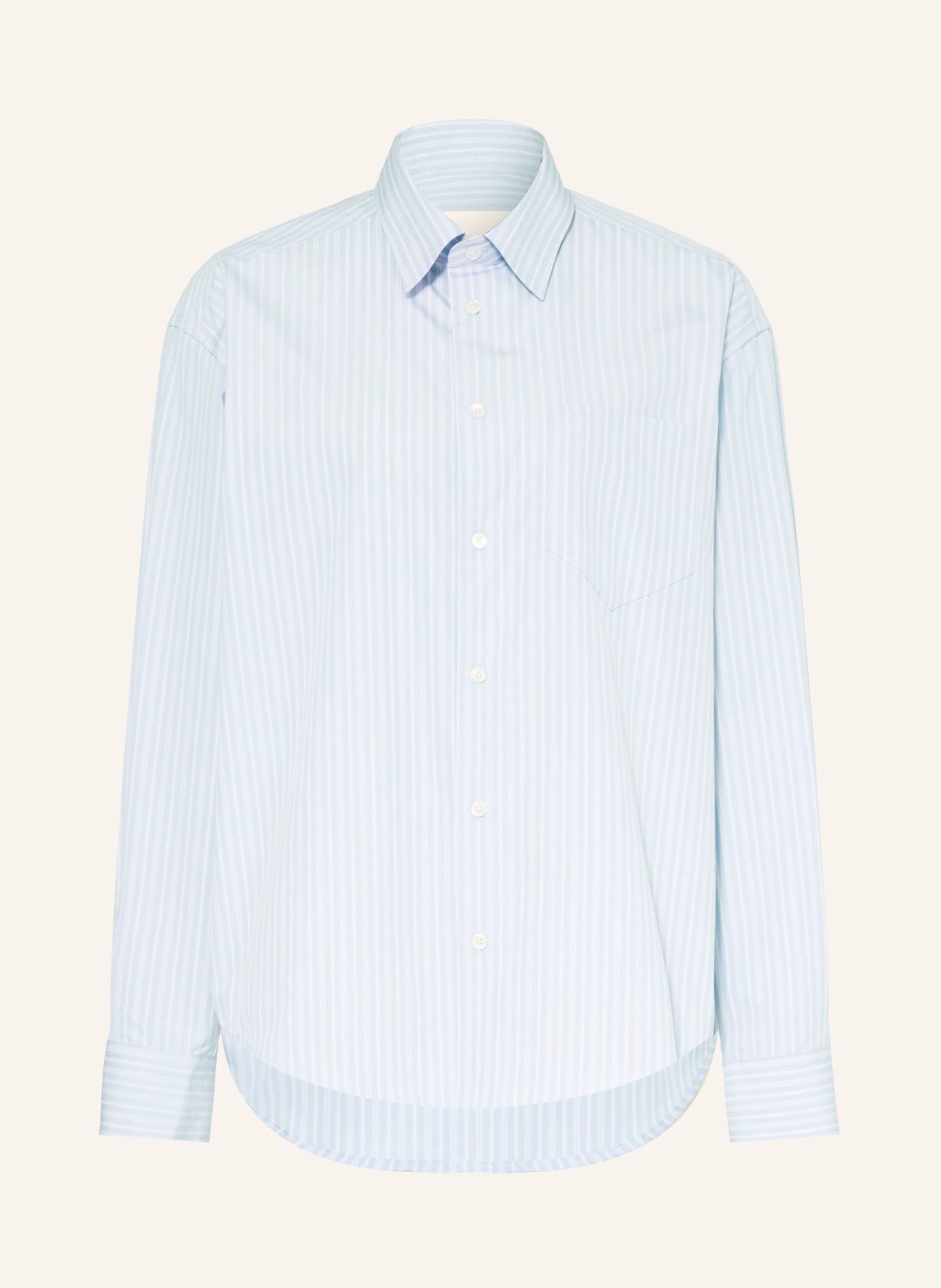 AMI PARIS košile: TMAVĚ MODRÁ / BÍLÁ