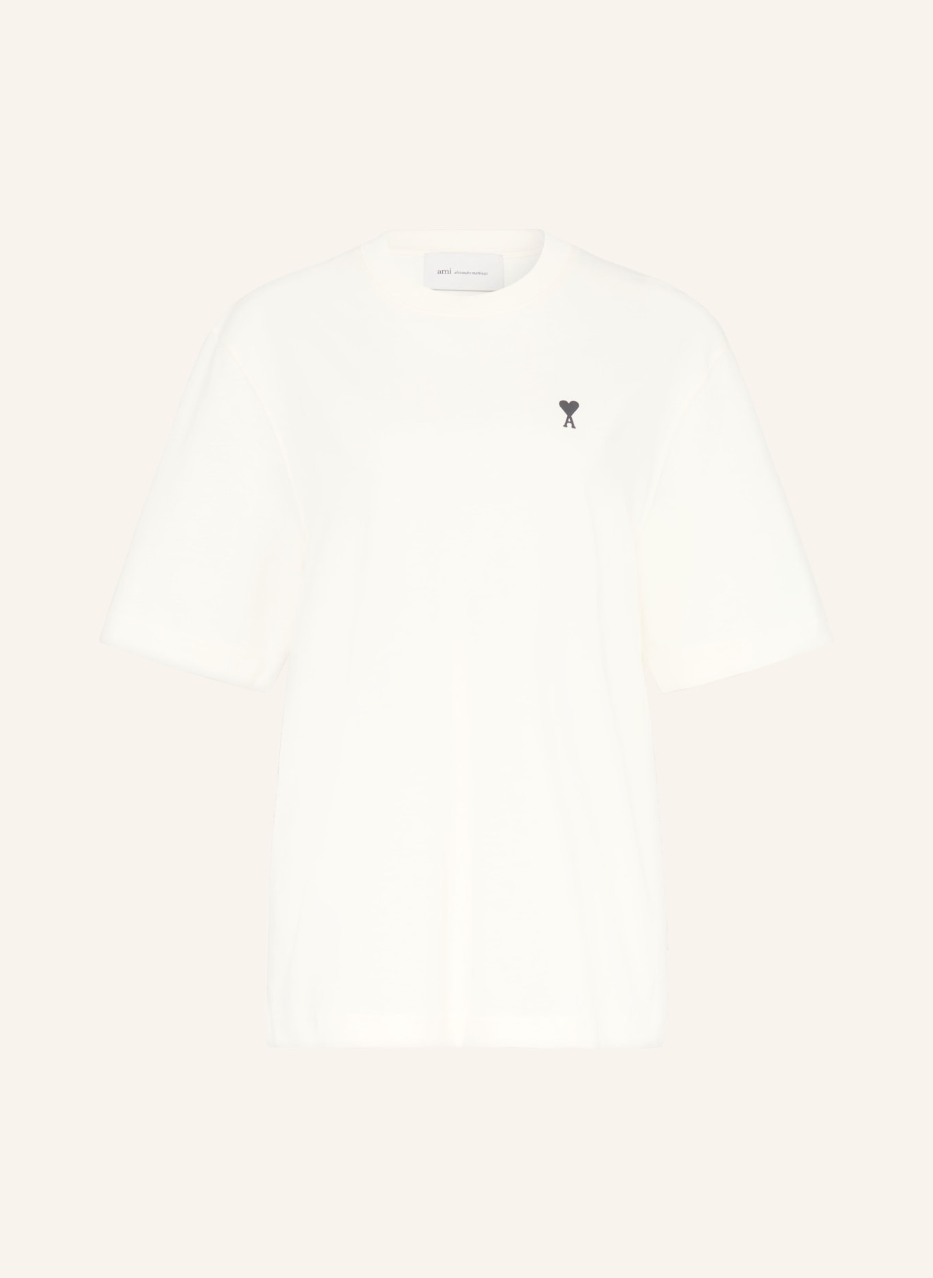 AMI PARIS Oversized-Shirt: CREME