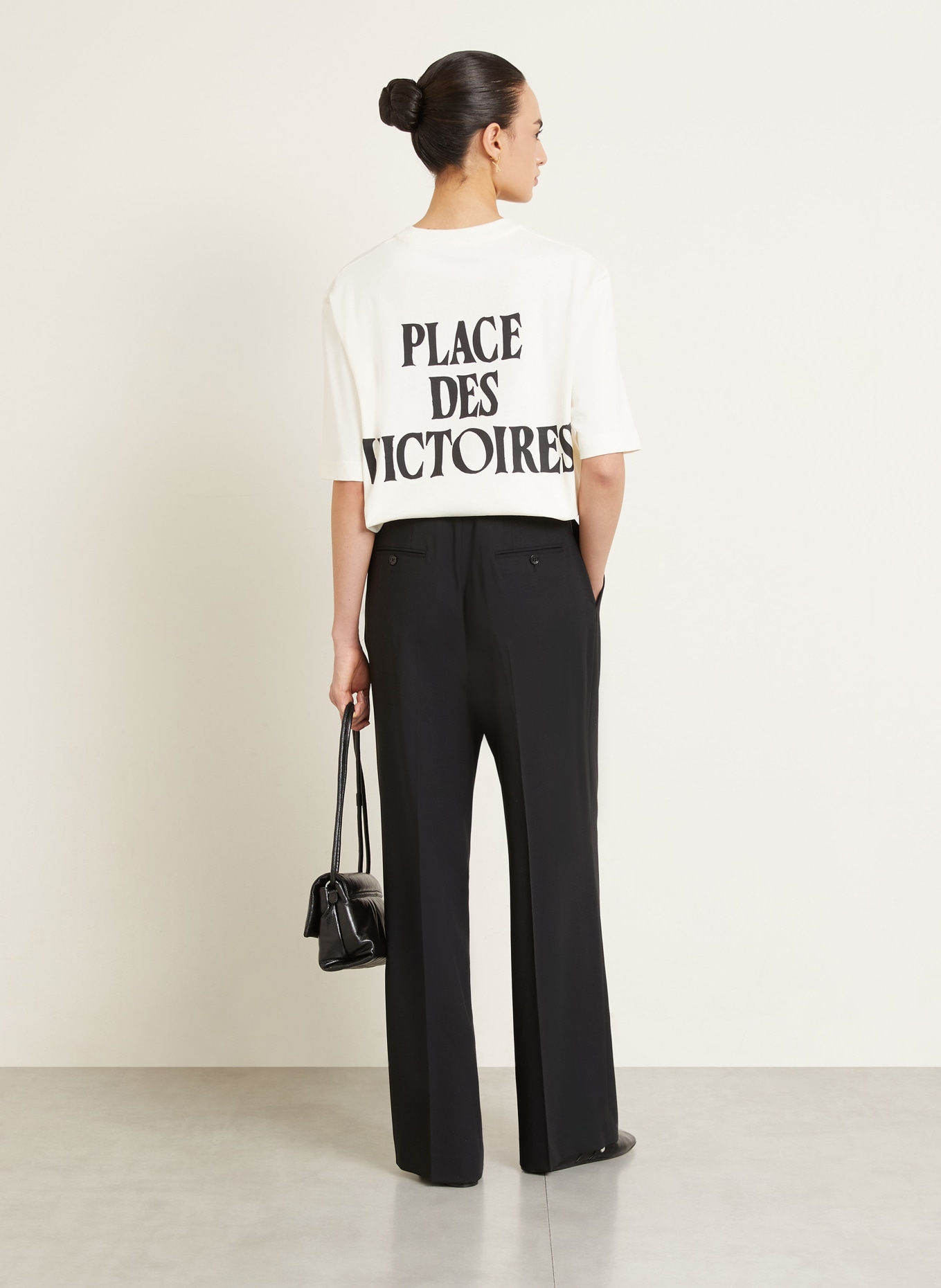 AMI PARIS Oversized-Shirt: CREME