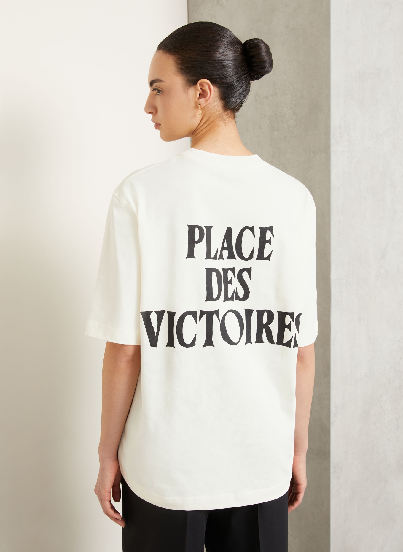 AMI PARIS Oversized-Shirt: CREME